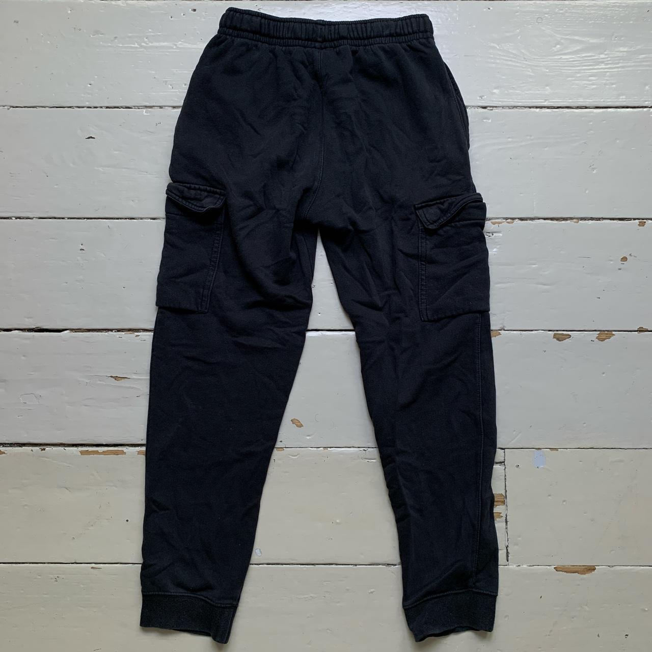 Nike Swoosh Cargo Joggers Black and White