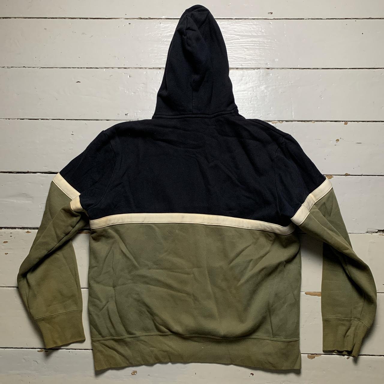 Nike Swoosh Khaki Cream and Black Hoodie