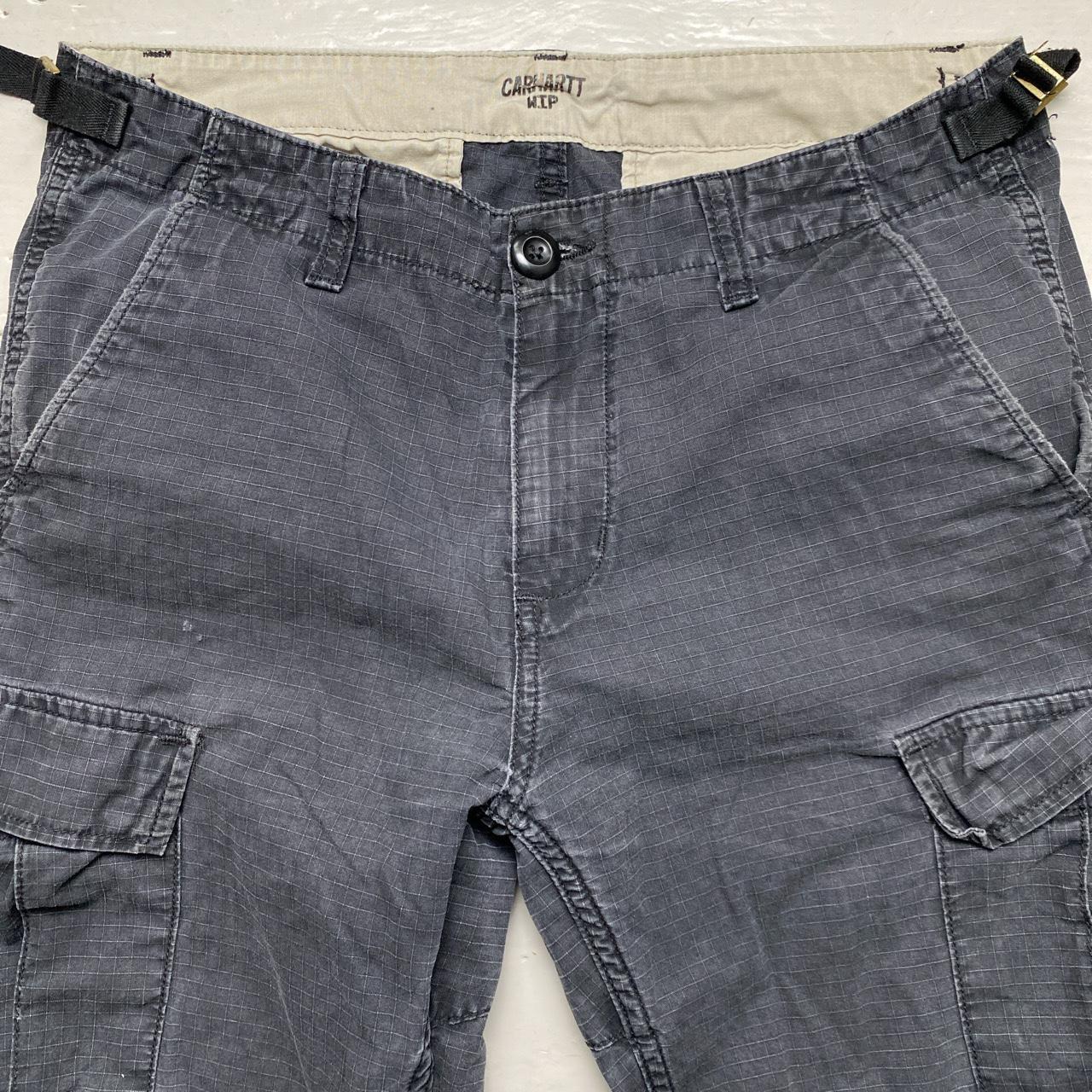 Carharrt WIP Grey Cargo Combat Army Trousers
