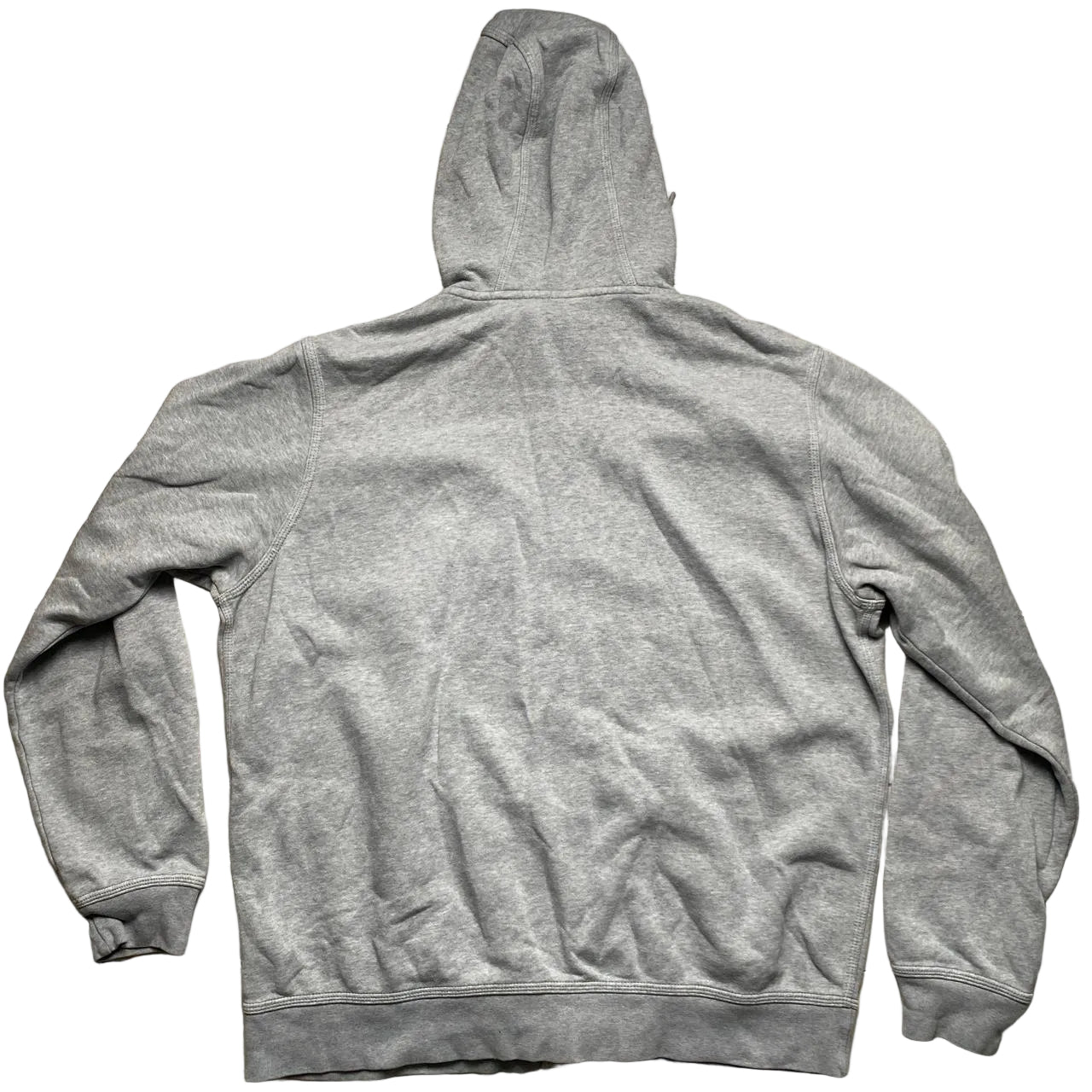 Nike Swoosh Grey and White Hoodie (XL)