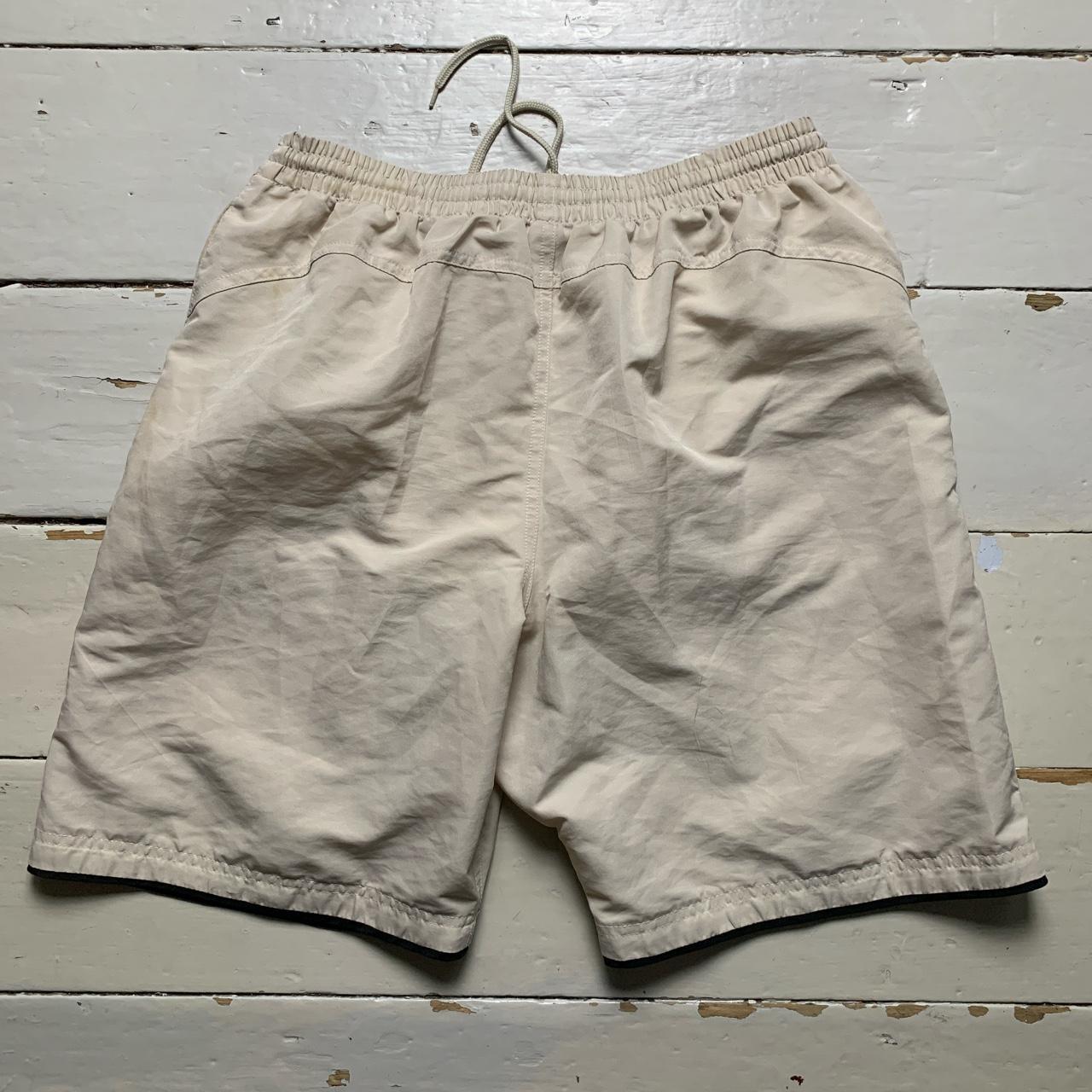 Umbro Cream and Black Shell Track Pant Swimming Shorts