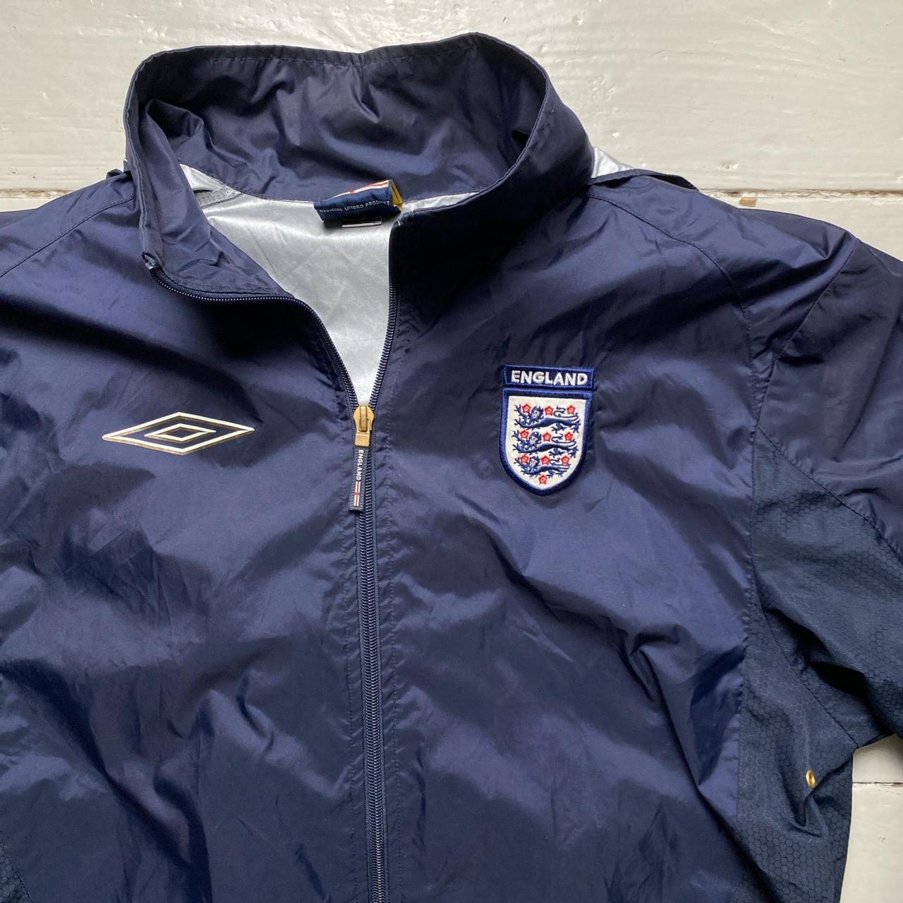 England Umbro Vintage Shell Windbreaker Rain Jacket