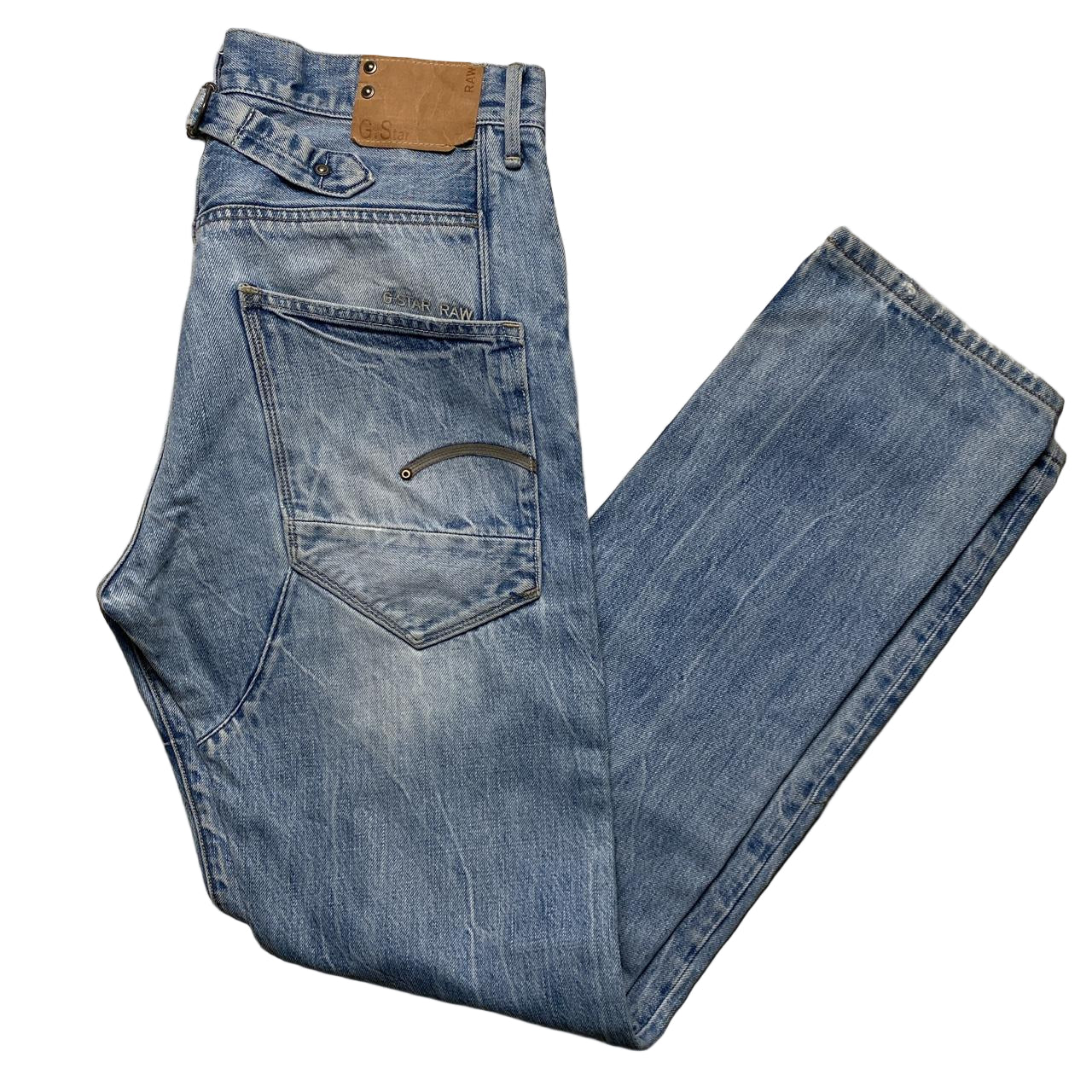 G Star Light Blue Straight Jeans (31W)