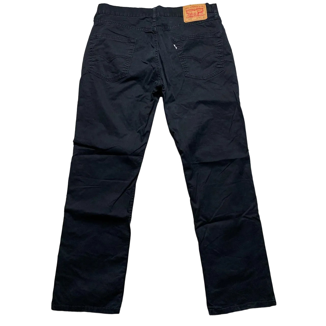 Levis 514 Black Baggy Trouser Jeans (32W)