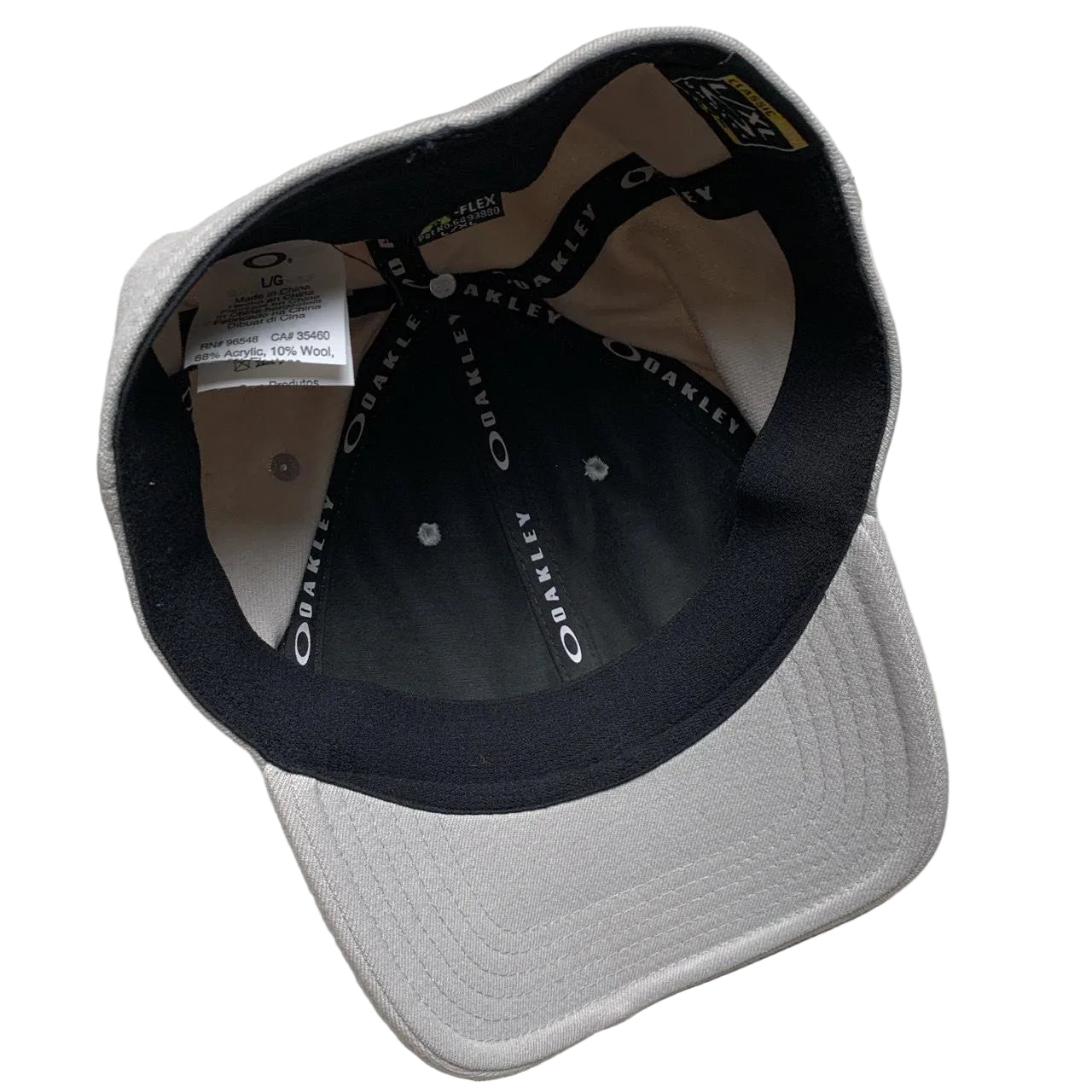 Oakley Fitted Grey Big O Cap