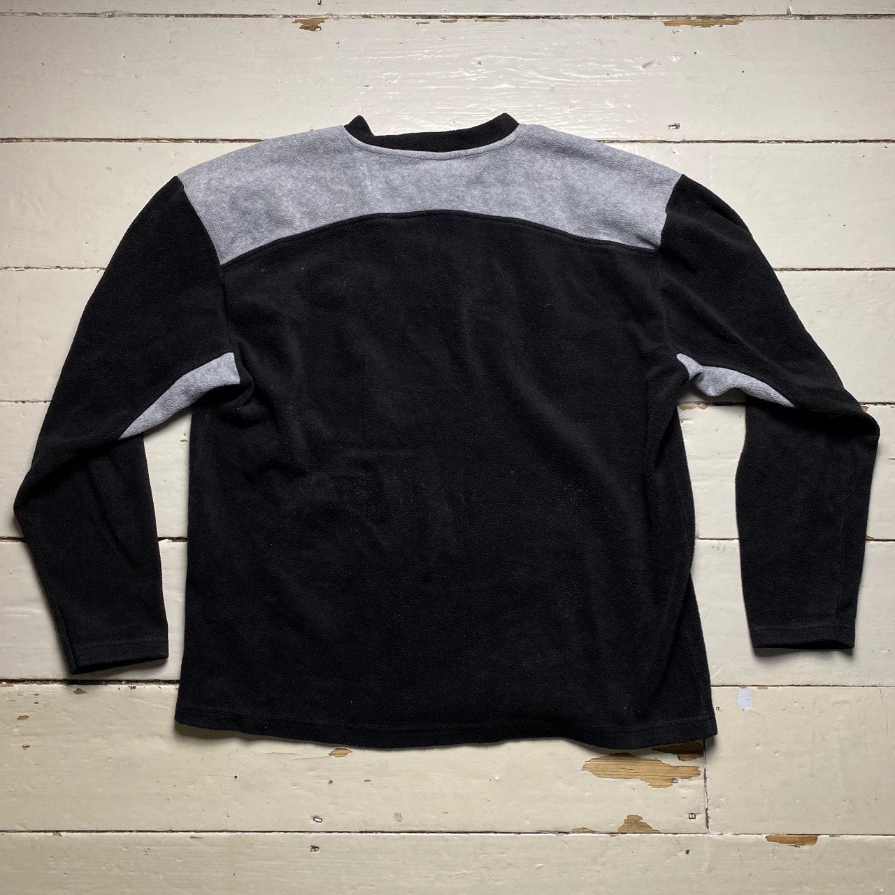 Umbro Vintage Black and Grey Fleece Jumper