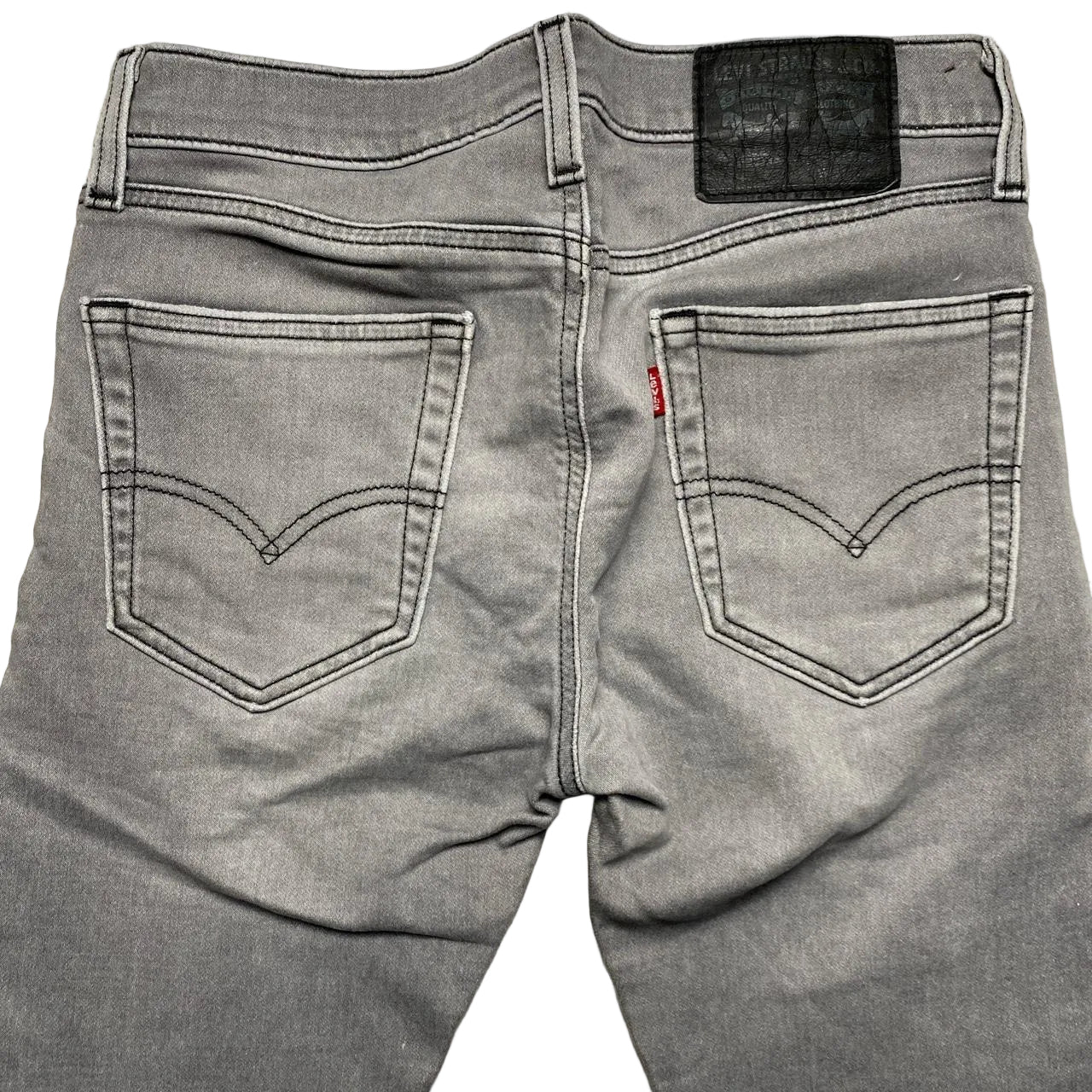Levis 519 Skinny Slim Grey Jeans (28W)