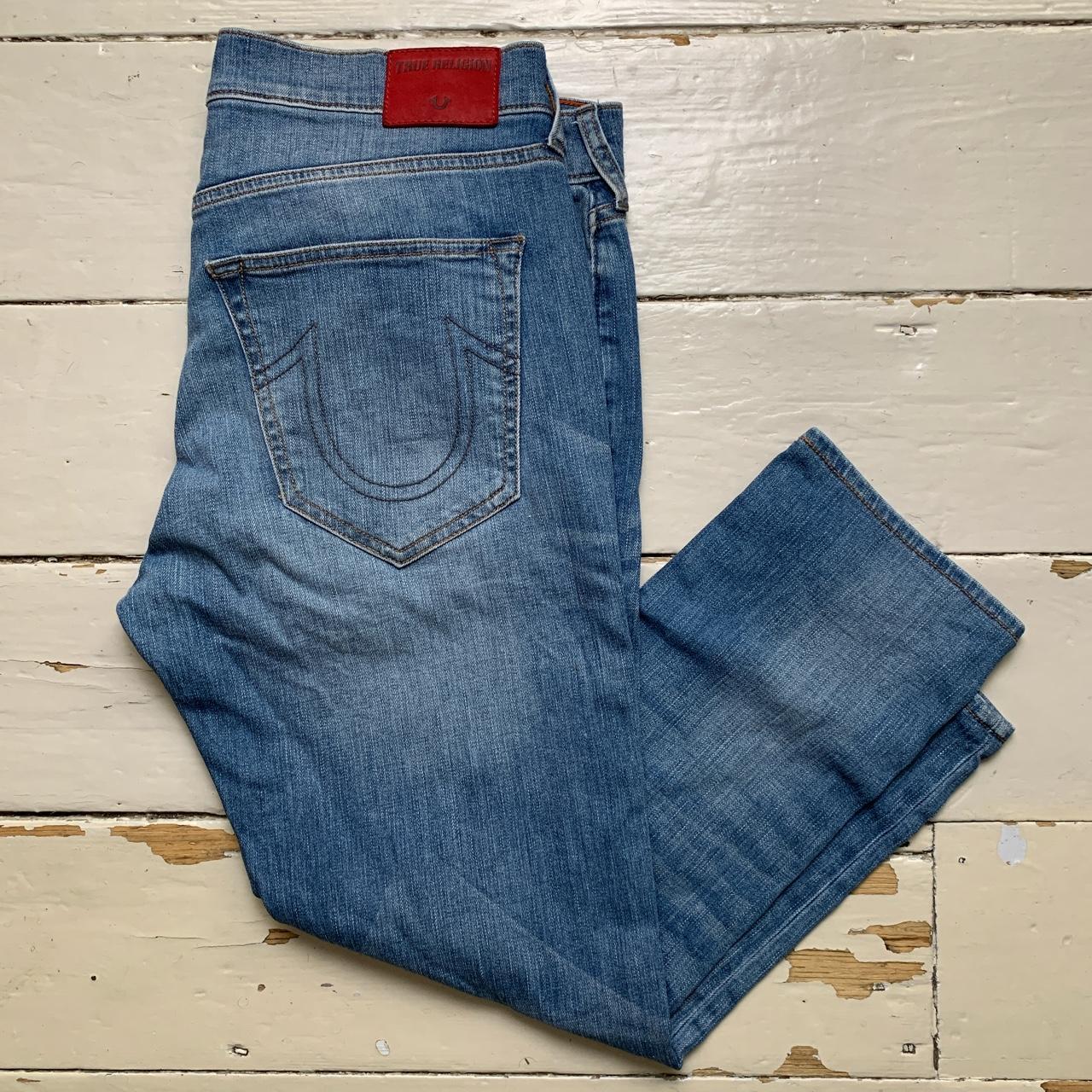 True Religion Rocco Blue Stitch Jeans