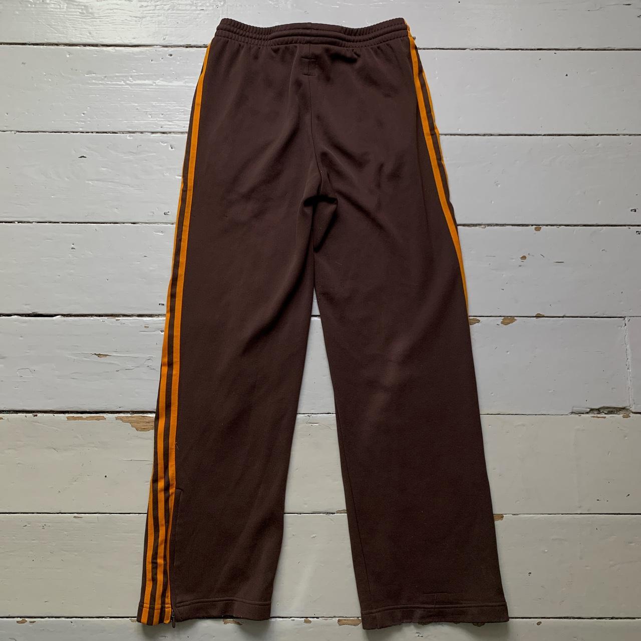Adidas Womens Brown and Orange Vintage Tracksuit