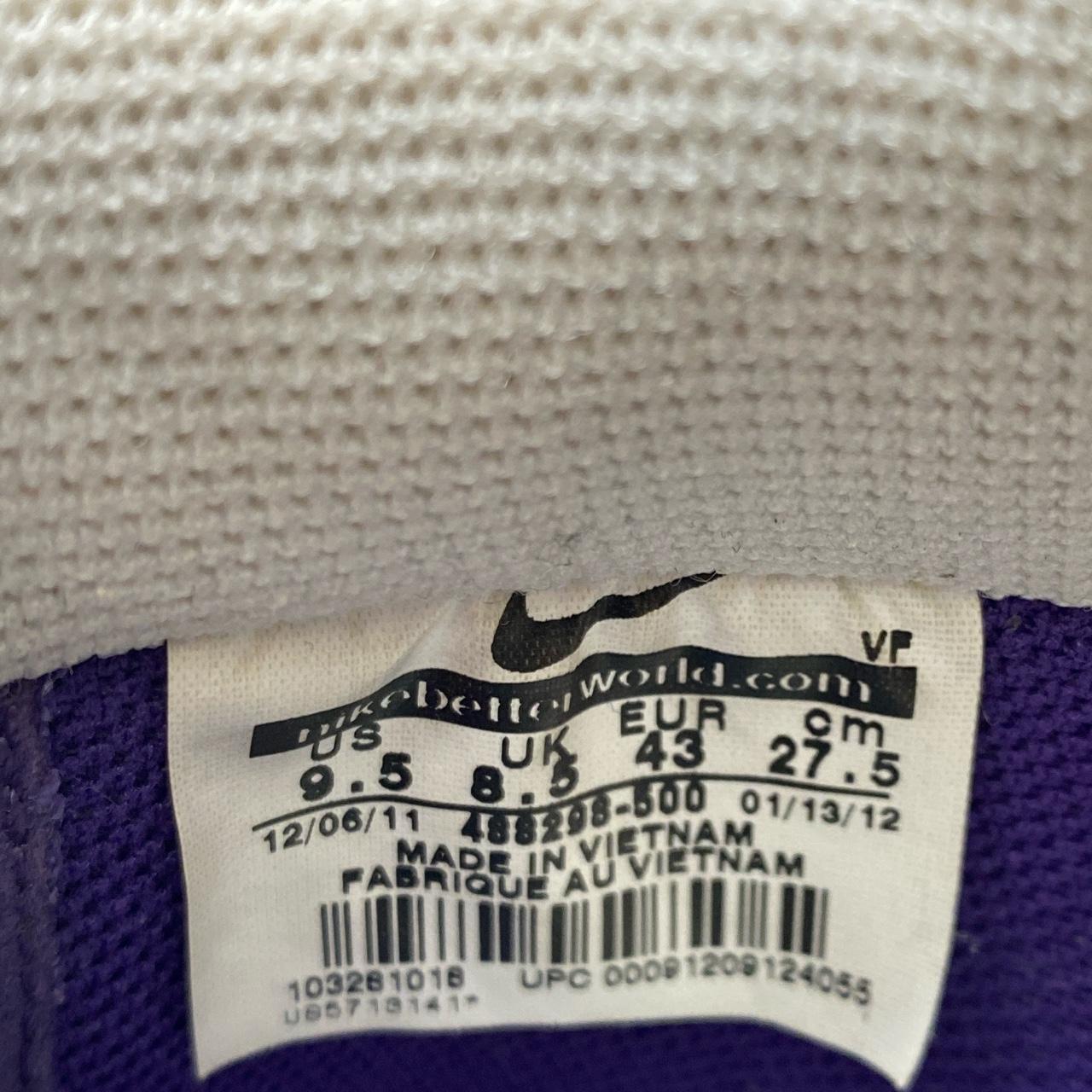 Nike Air Force 1 Court Purple Vintage 2011 (UK 8.5)