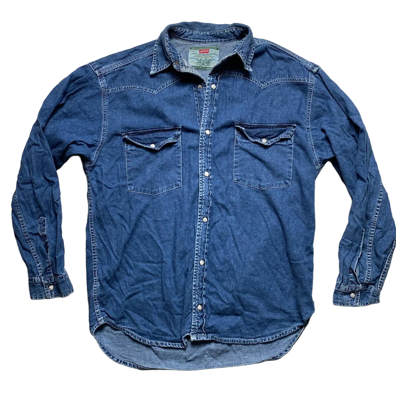 Levis Denim Button Up Long Sleeve Overshirt (L)