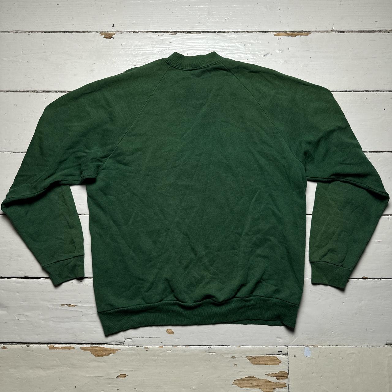 Fruit of the Loom Vintage 90’s Bottle Racing Green Jumper
