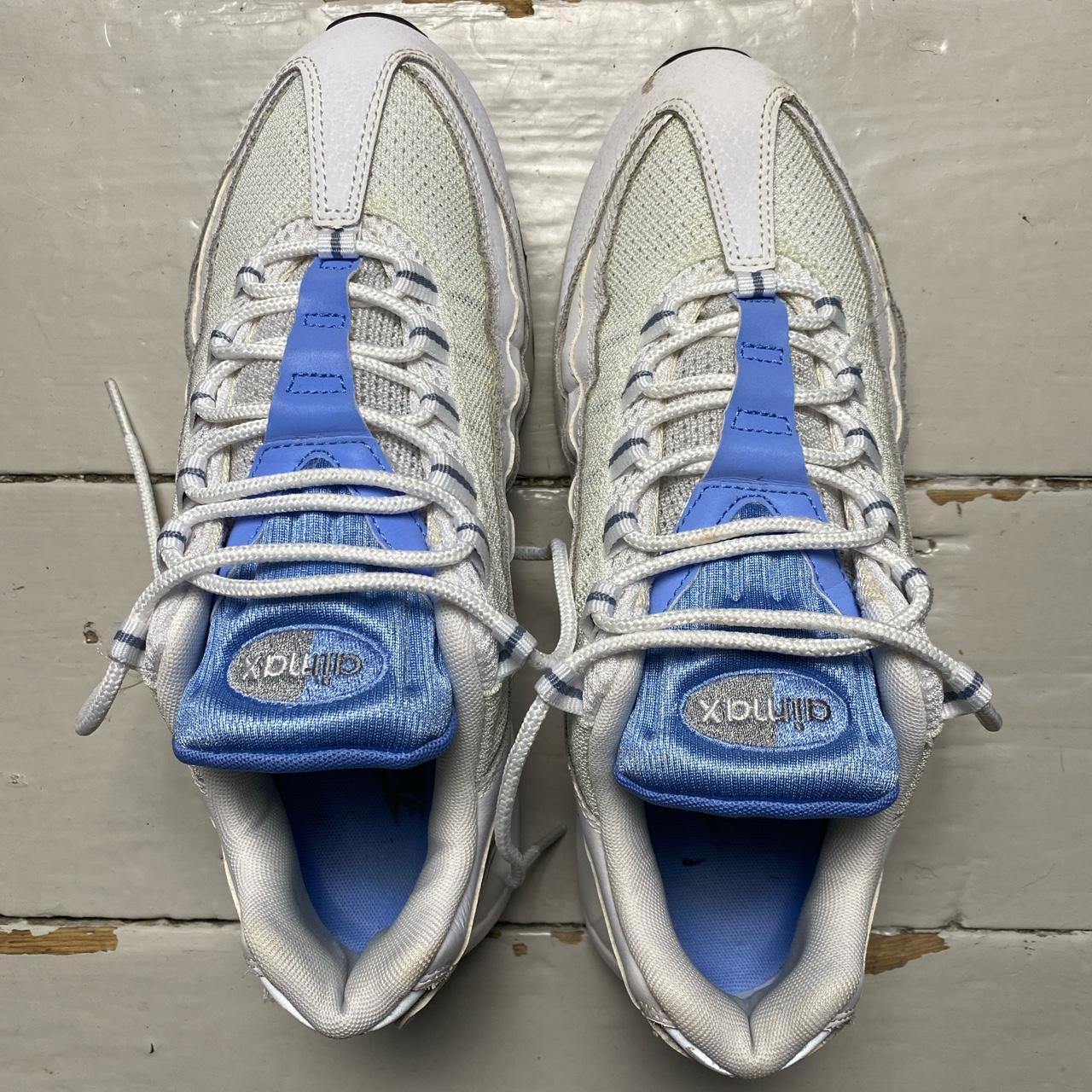 Nike Air Max 95 White and Light UNC Blue Chalk Blue 2015