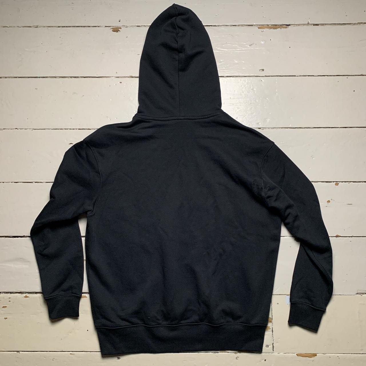 Nike Centre Swoosh Black and White Oversized Hoodie