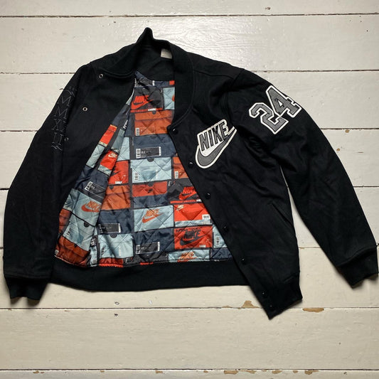 Nike Vintage The Infamous Kobe Bryant 24 Shoe Box Baseball Varsity Jacket