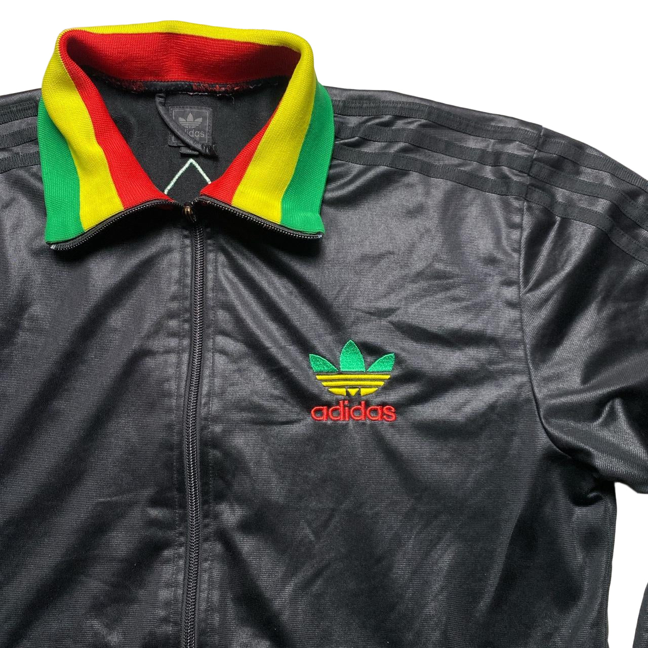Adidas Chile 62 Vintage Rasta Tracksuit Jacket (M)