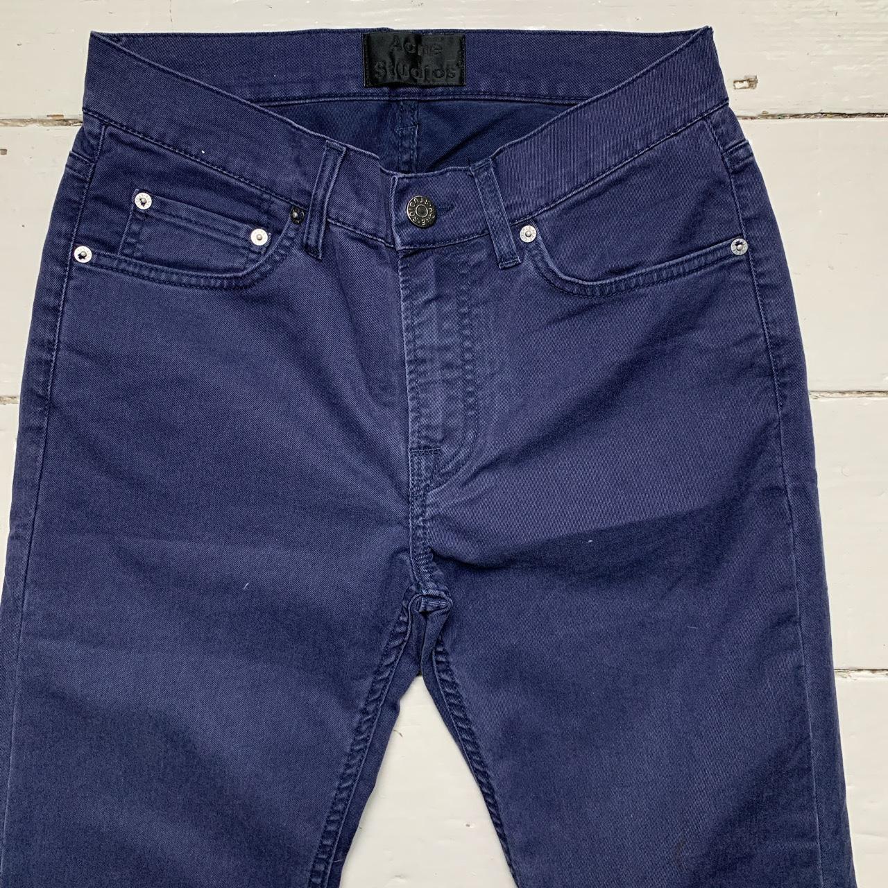 Acne Studios Ace UPS Navy Trousers
