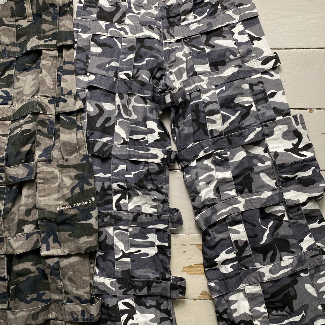 Criminal Damage Double Cargo Trousers