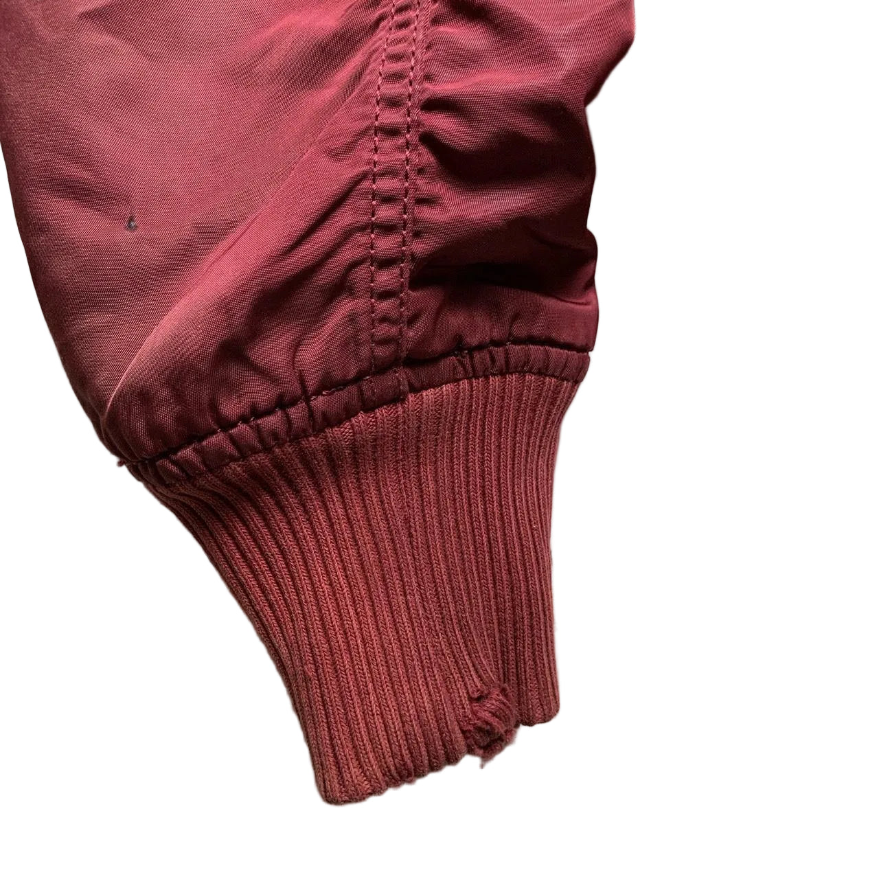 Alpha Industries Burgundy Bomber Jacket (S)