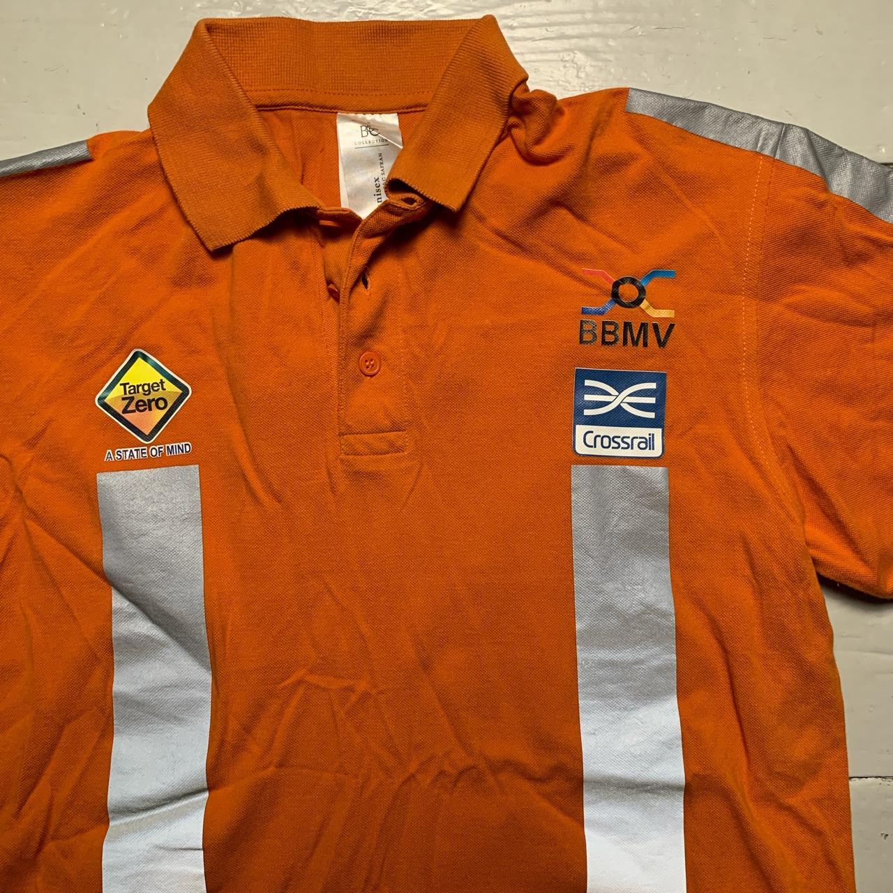 Crossrail Hi Vis Industrial Utility Polo Shirt