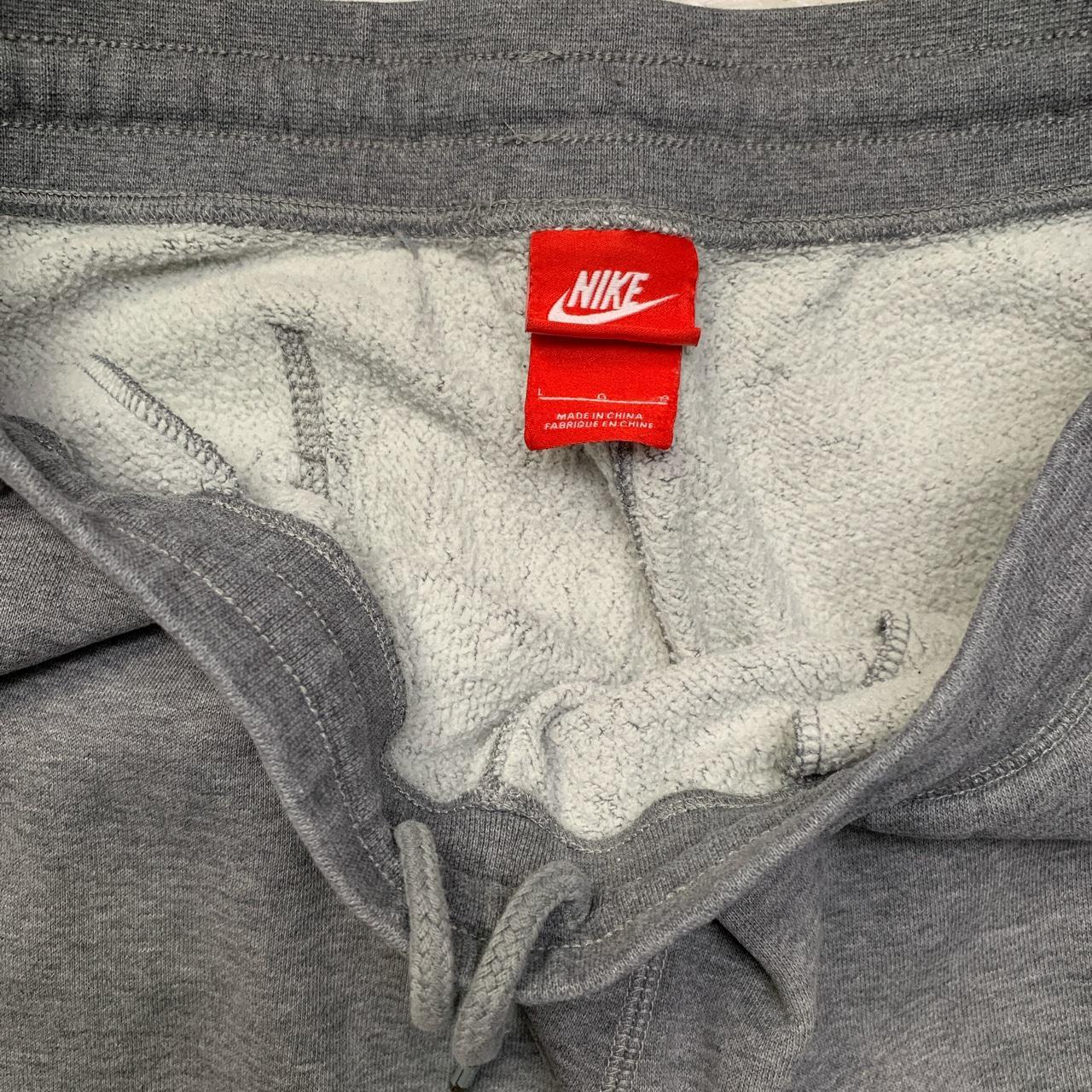 Nike Swoosh Grey and Blue Baggy Vintage Joggers