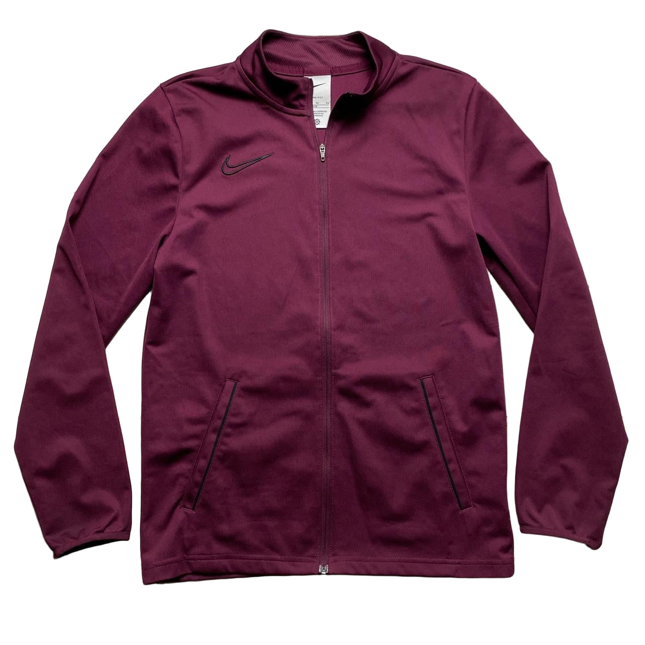 Nike Burgundy Training Long Sleeve Football Top Jumper (XS)
