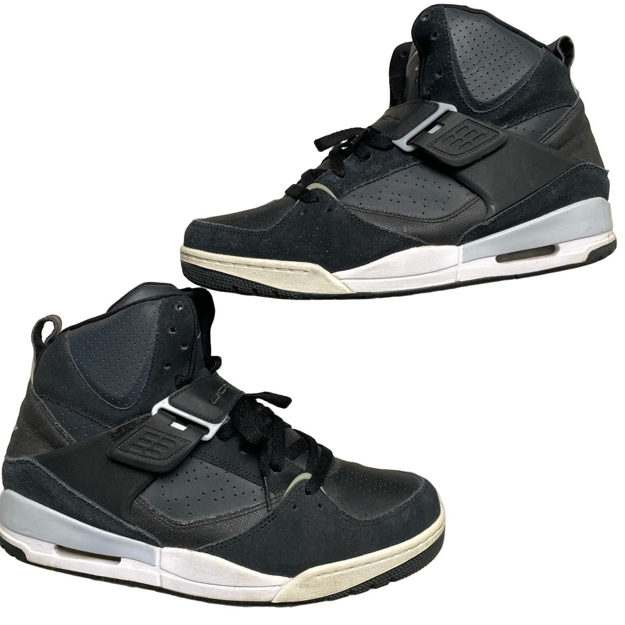 Jordan Flight Black Grey and White (UK 10)