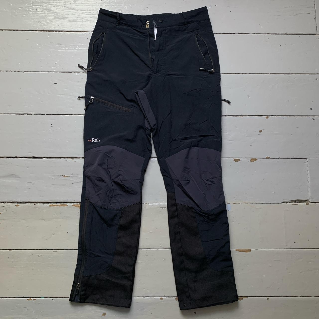 Rab Vapour Rise Cargo Trousers Black and Grey