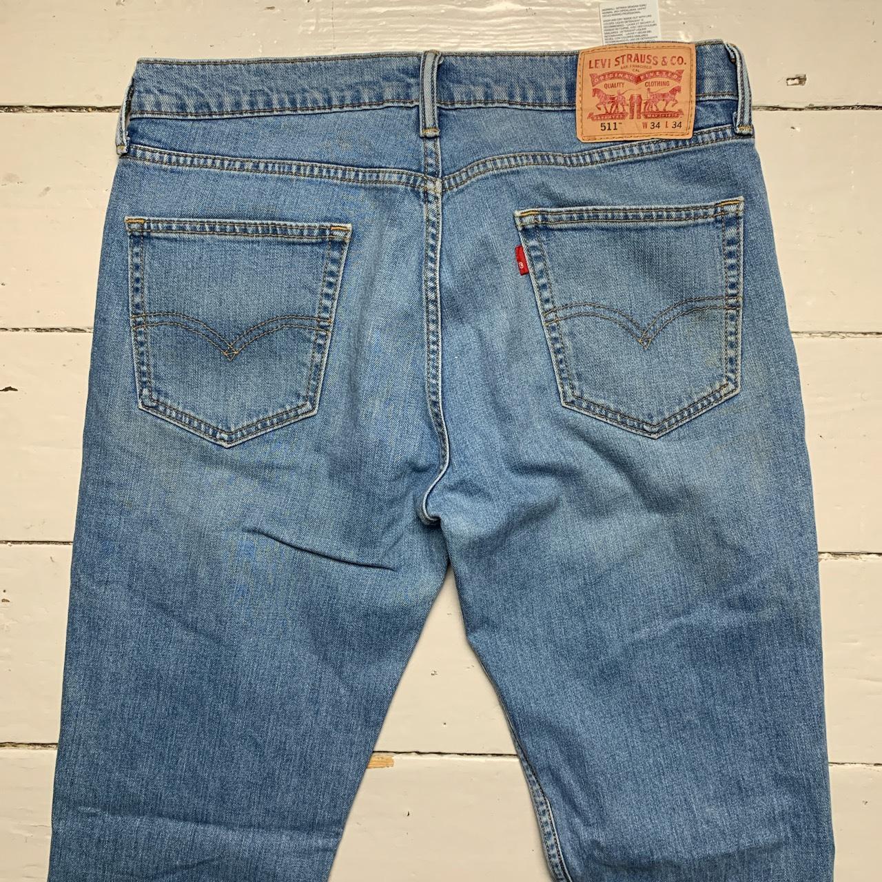 Levis 511 Slim Fit Light Blue Jeans