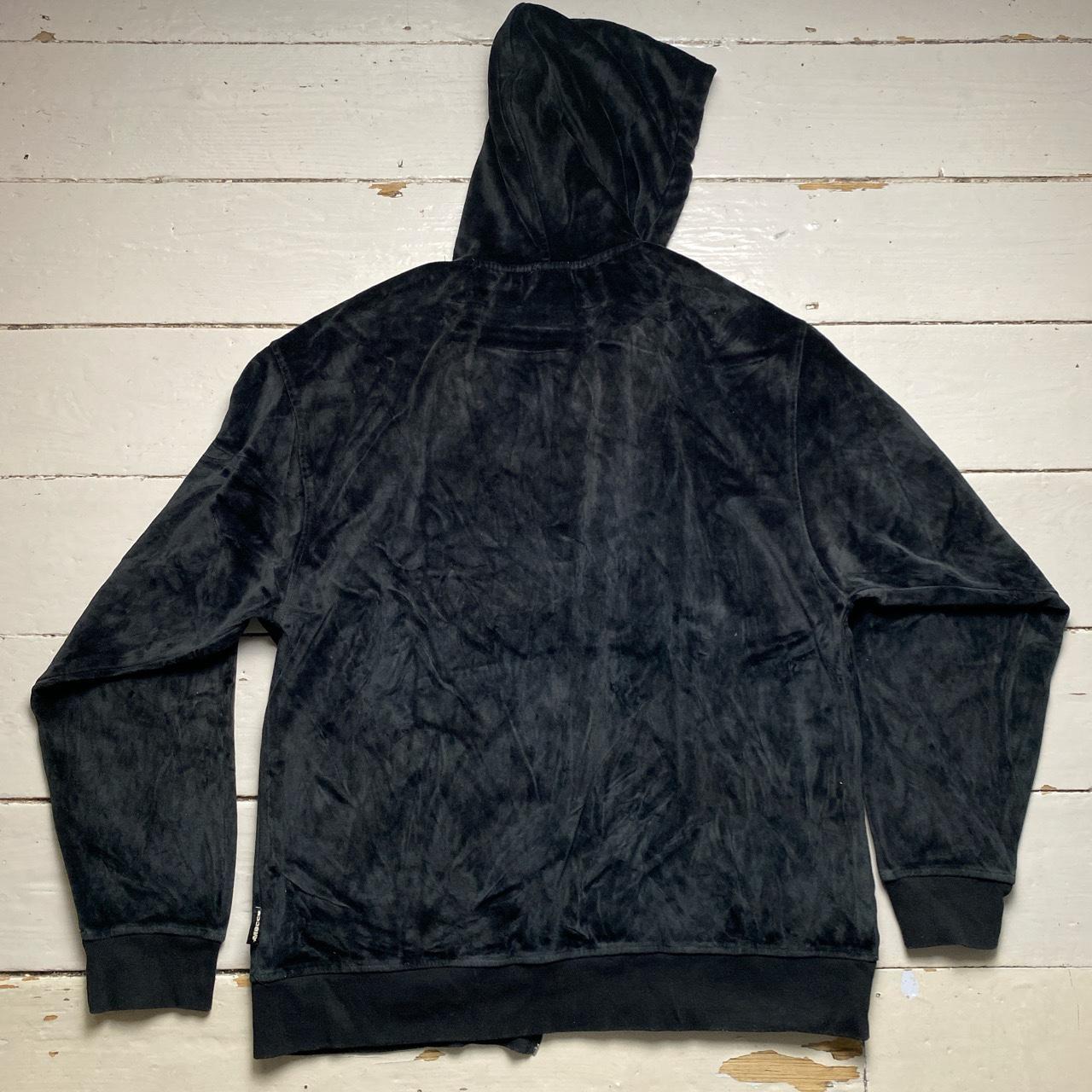 Mecca USA Vintage 90’s Velour Black Full Tracksuit