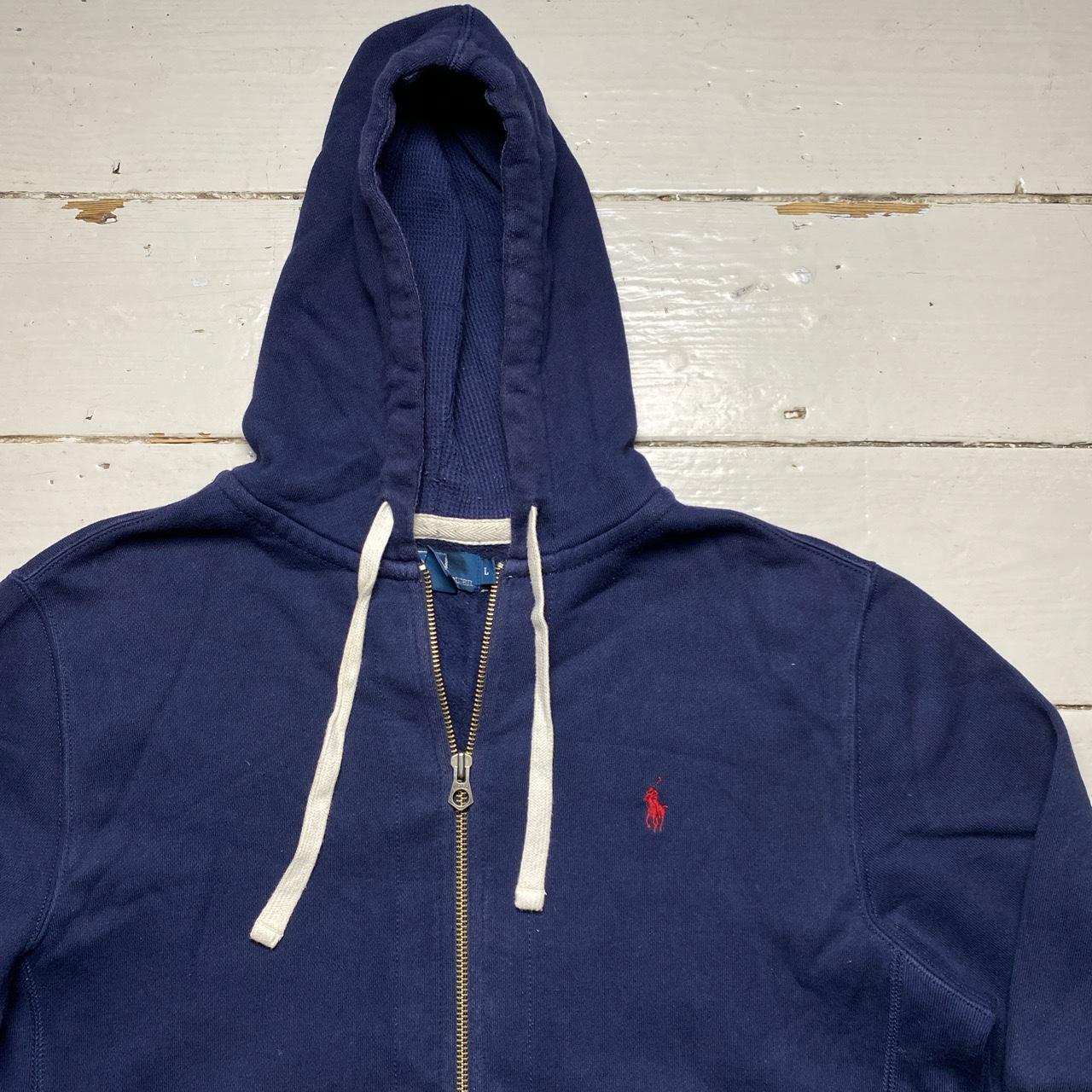 Ralph Lauren Polo Navy and Red Pony Hoodie