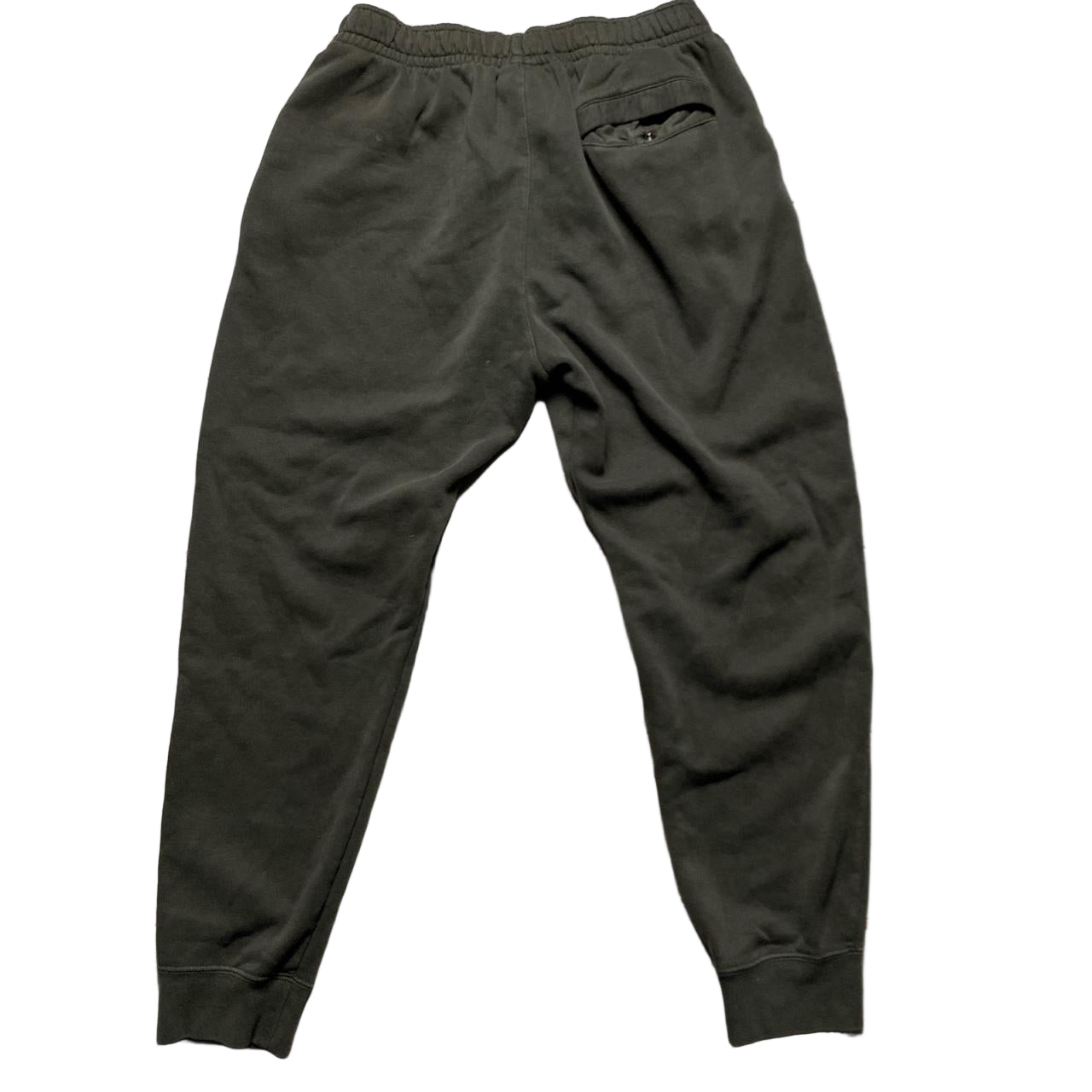 Nike Khaki Green and White Swoosh Full Tracksuit (M)