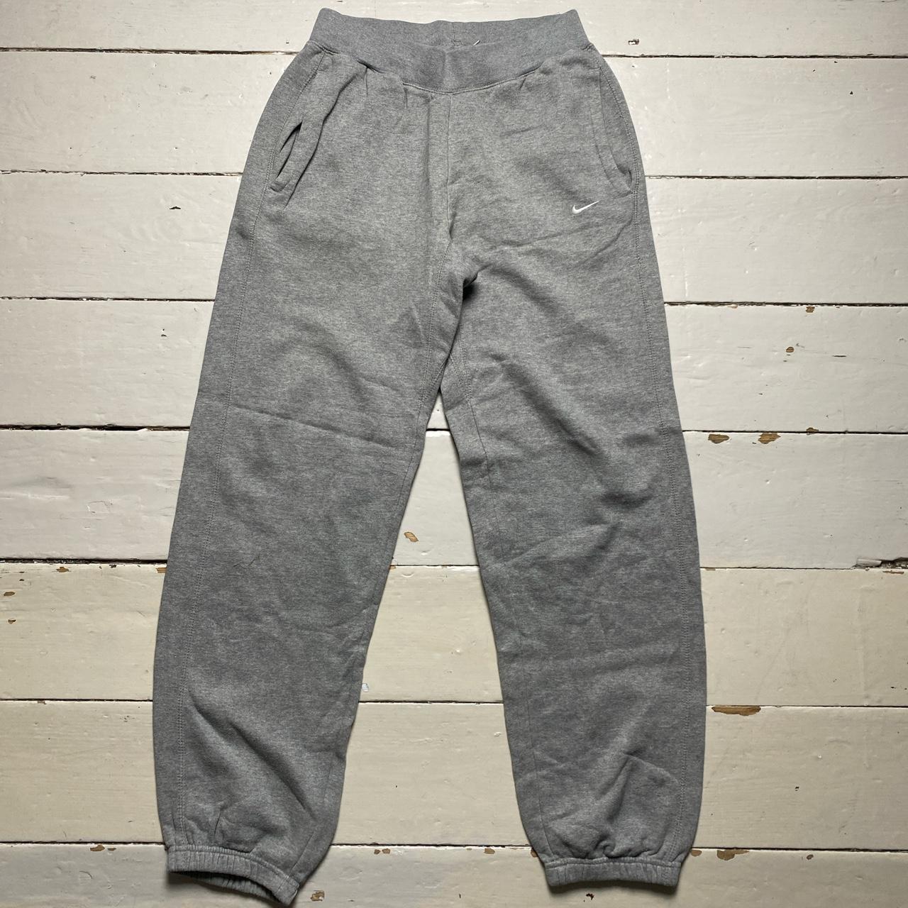 Nike Swoosh Grey and White Swoosh Joggers