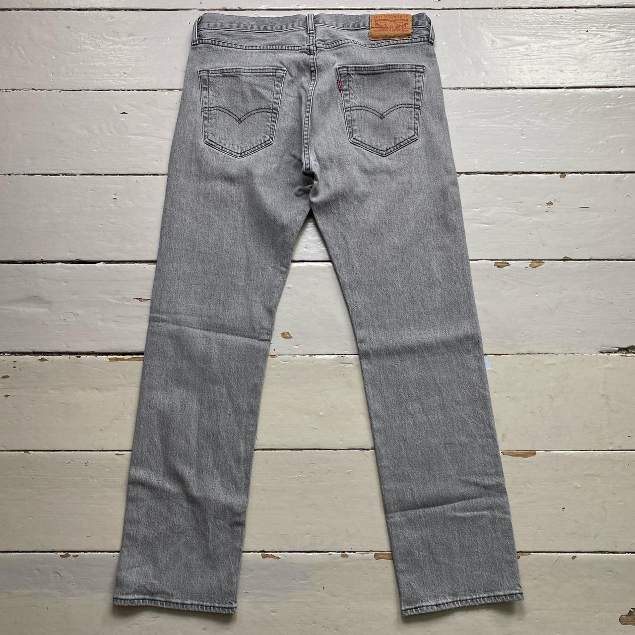 Levis 501 Silver Grey Vintage Jeans