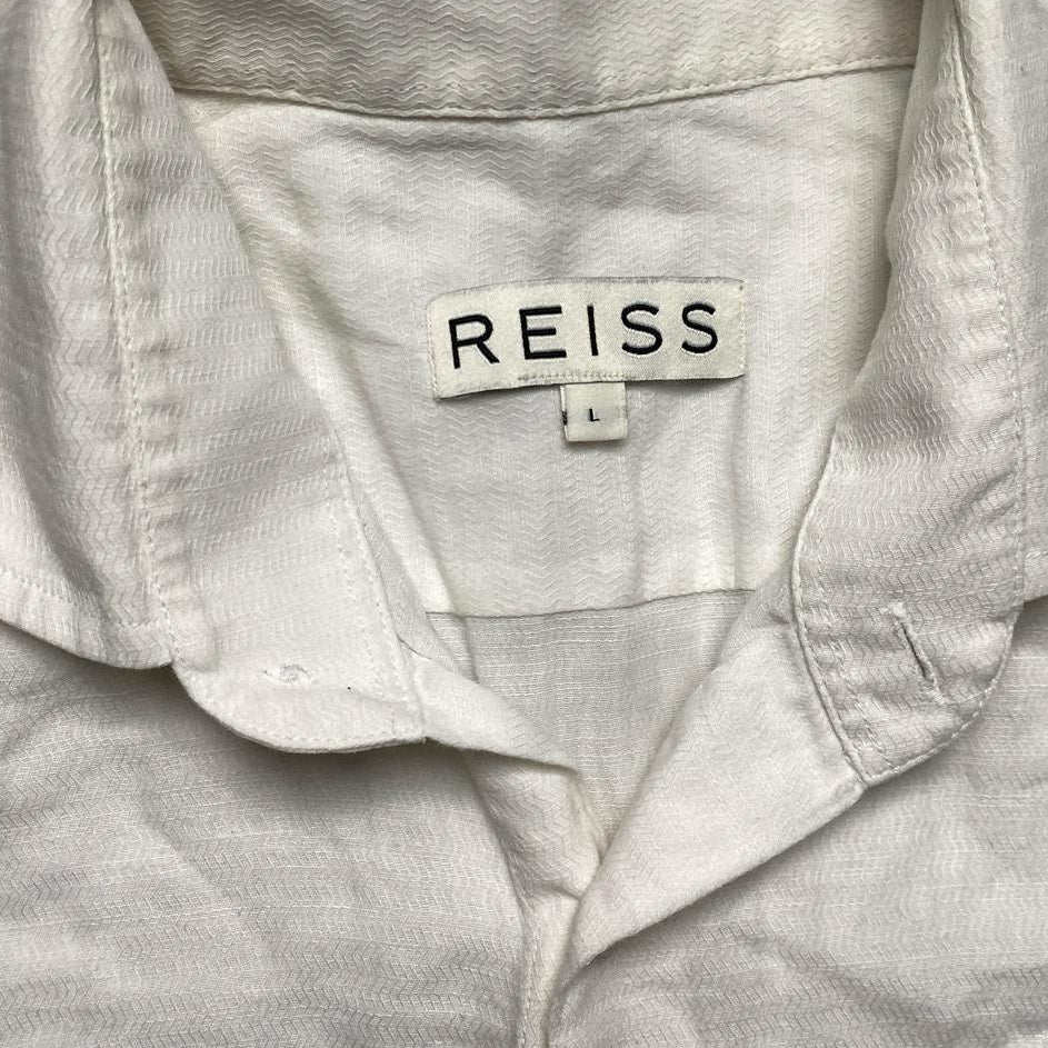 Reiss White Long Sleeve Shirt (L)