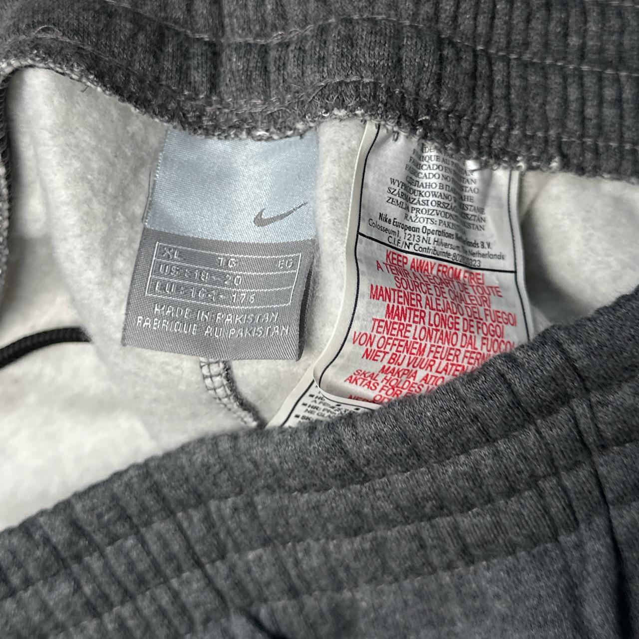 Nike Vintage Swoosh Grey and White Baggy Tracksuit Joggers