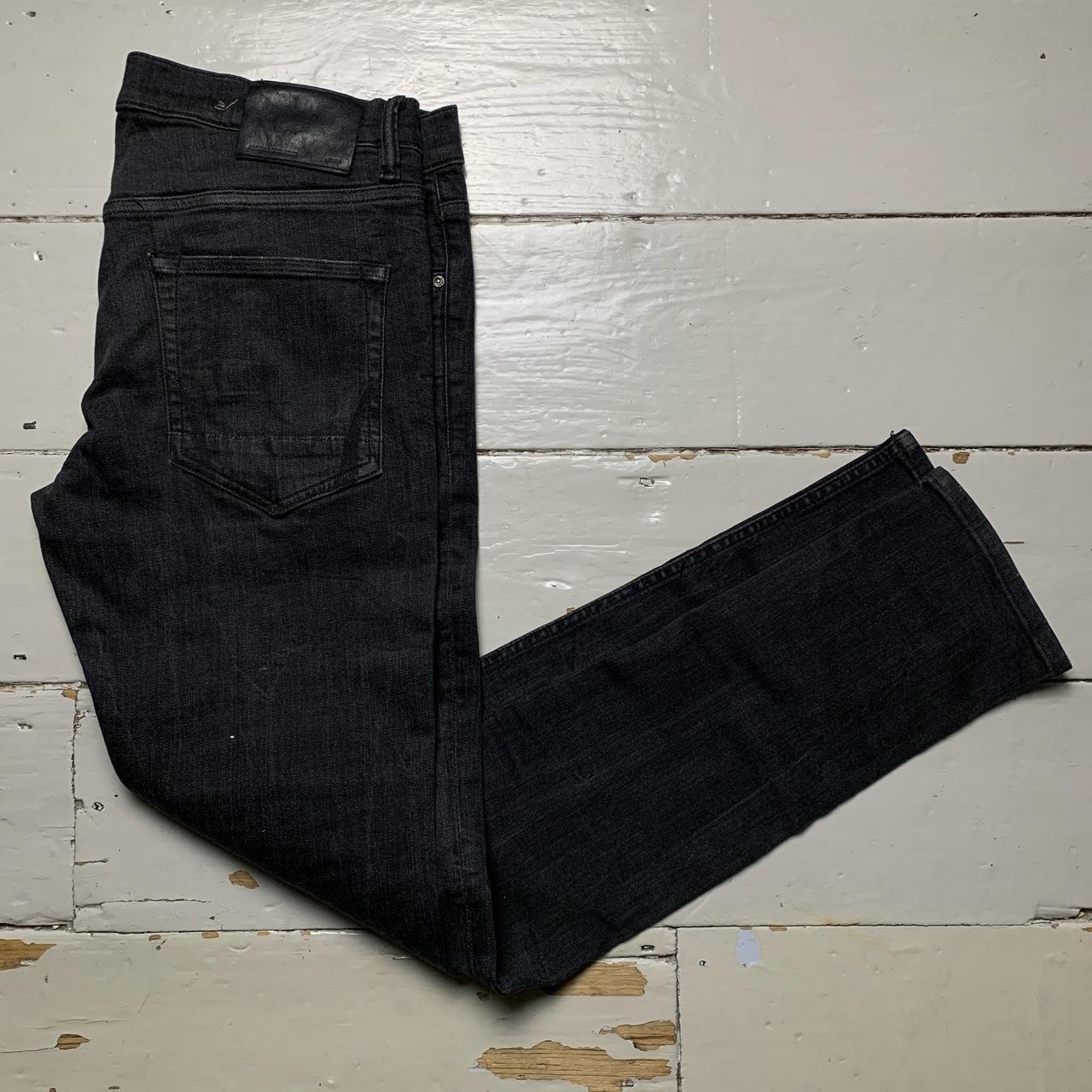 All Saints Cigarette Slim Black Jeans