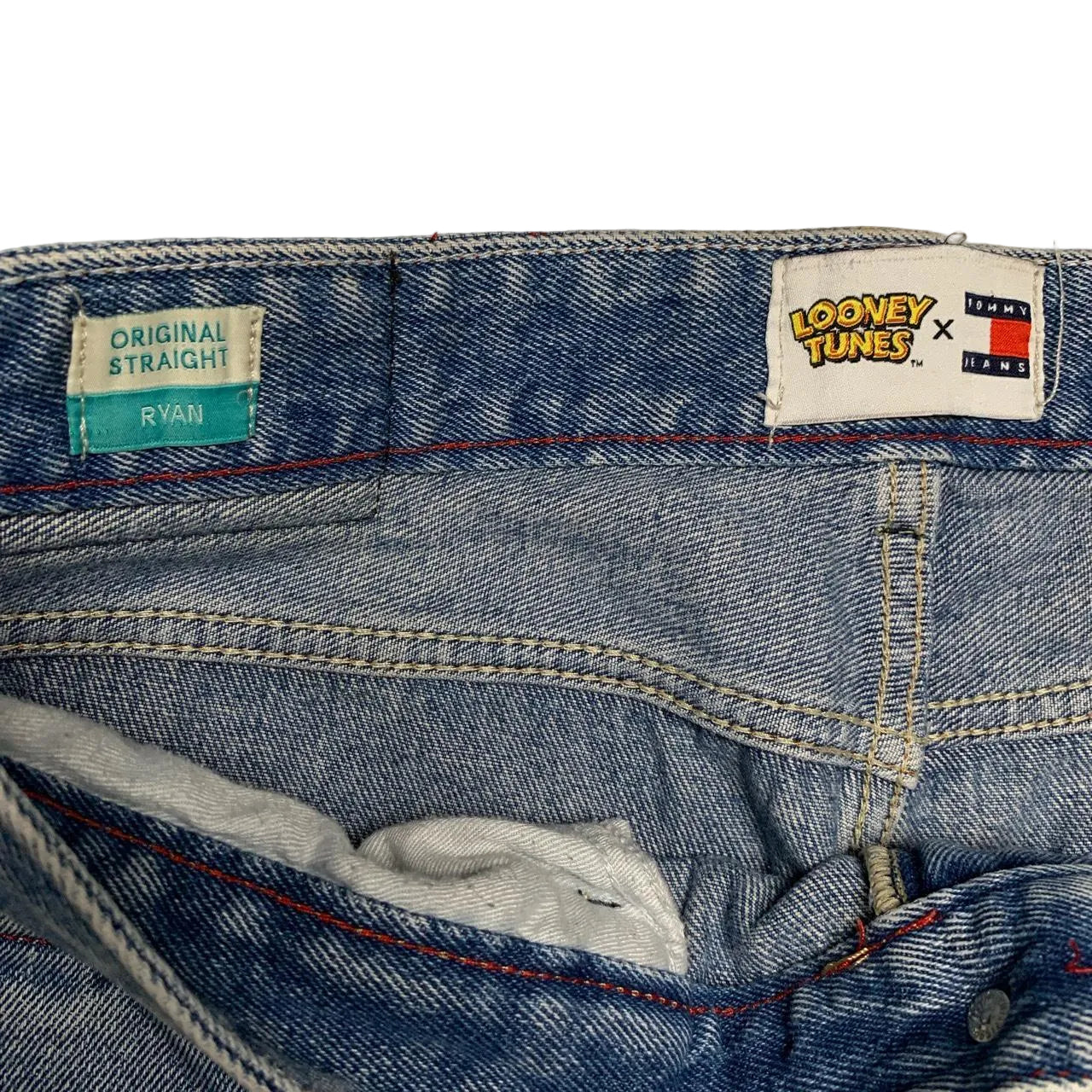 Tommy Hilfiger Looney Tunes Baggy Carpenter Cargo Jeans (34W)