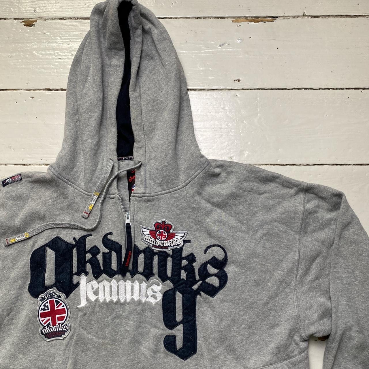 Akademiks Vintage Grey United Kingdom Hoodie