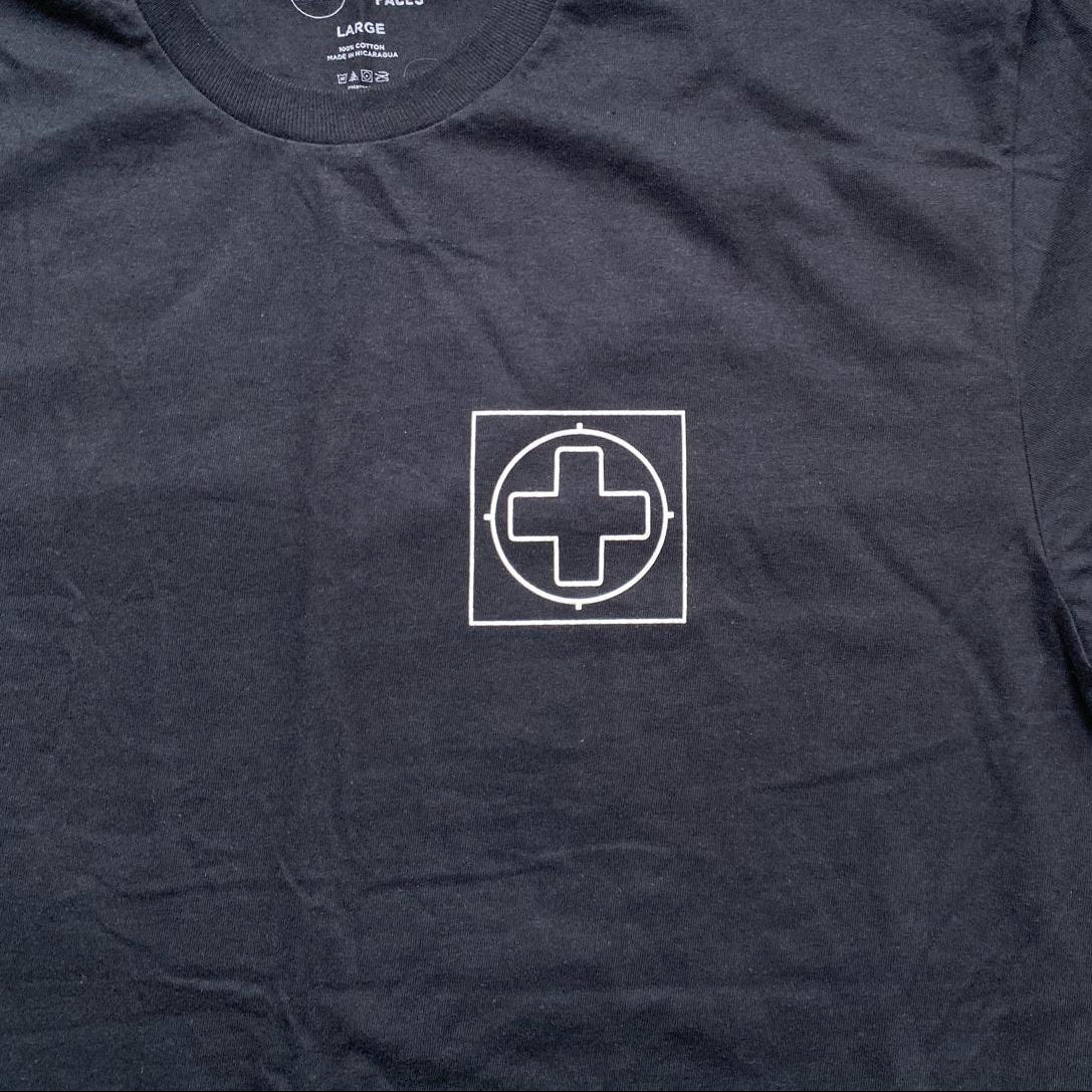 Places Plus Faces Boiler Room 2019 USA Tour T Shirt Black and White (L)