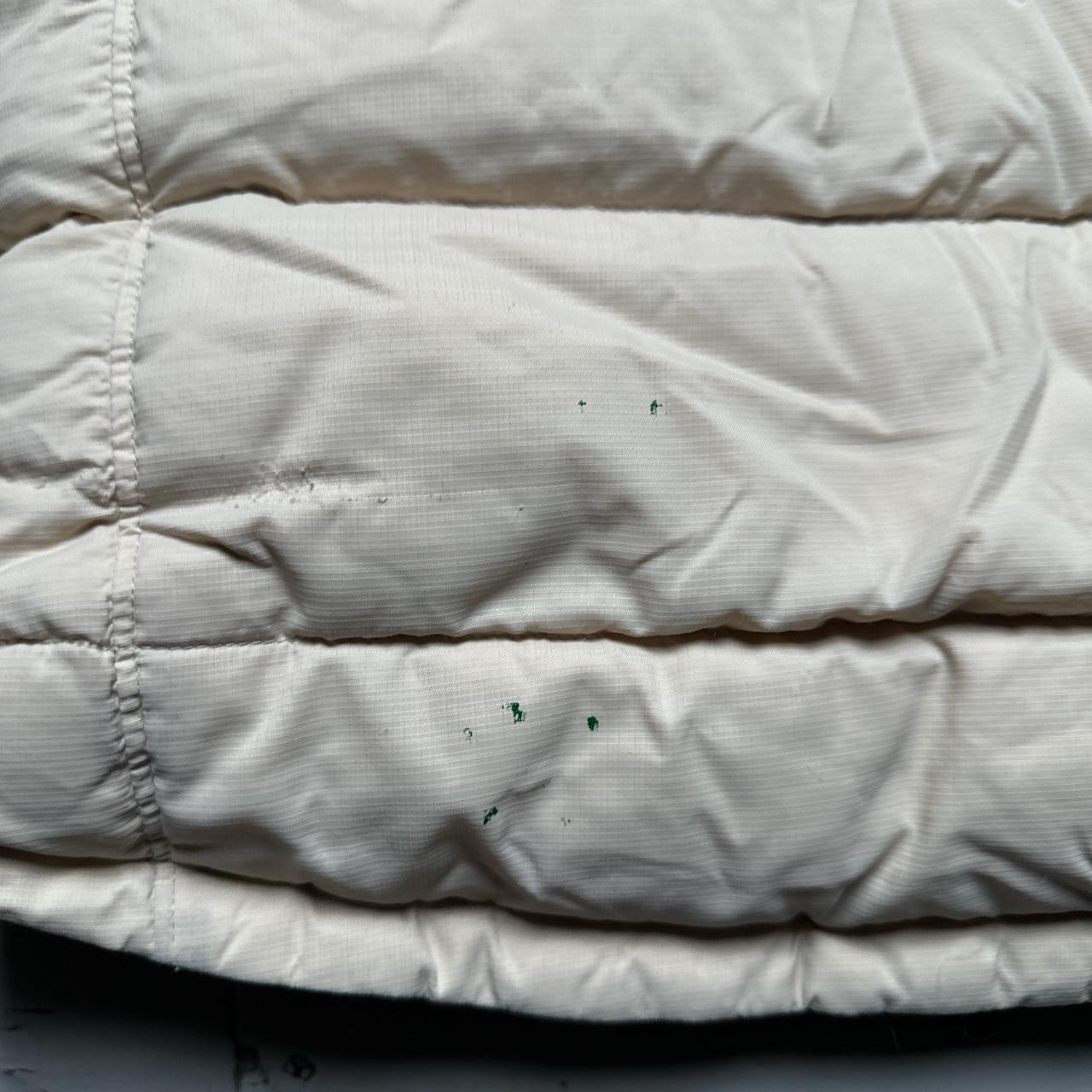 Nike Vintage y2k Womens Reversible Gilet Cream and Black (M)