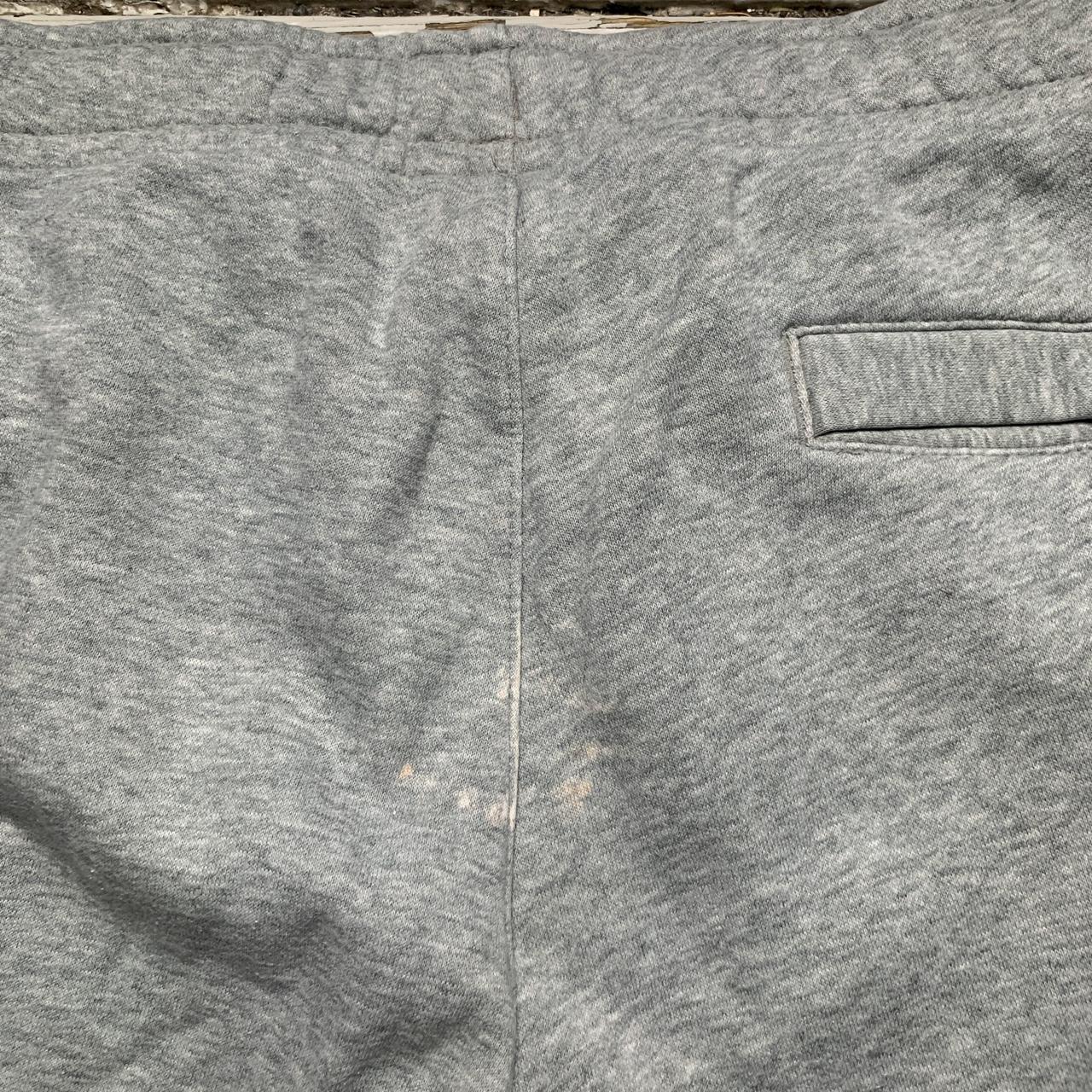Nike Club Contrast Stitch Grey Blue and Black Spellout Joggers