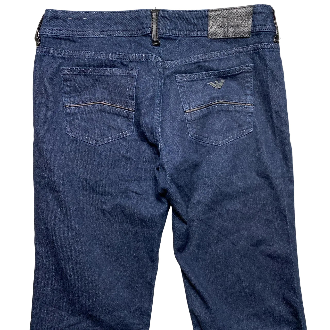 Armani Womens Slim Fit Navy Jeans (29W)