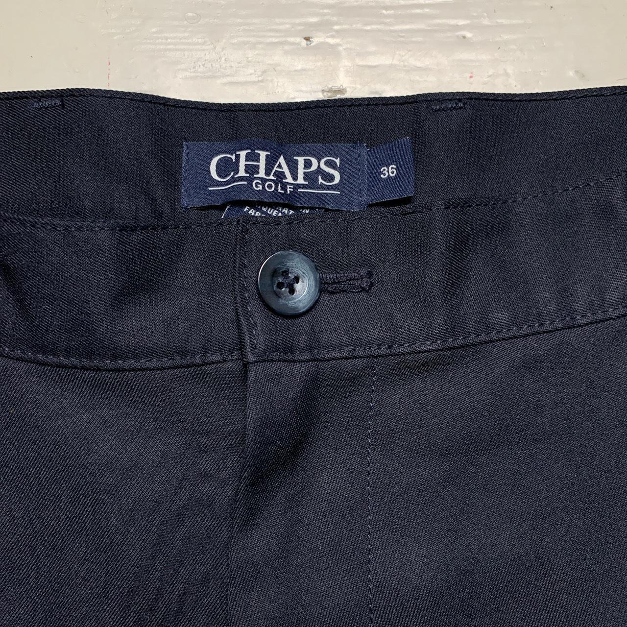 Chaps Vintage Navy Golf Shorts Navy and White
