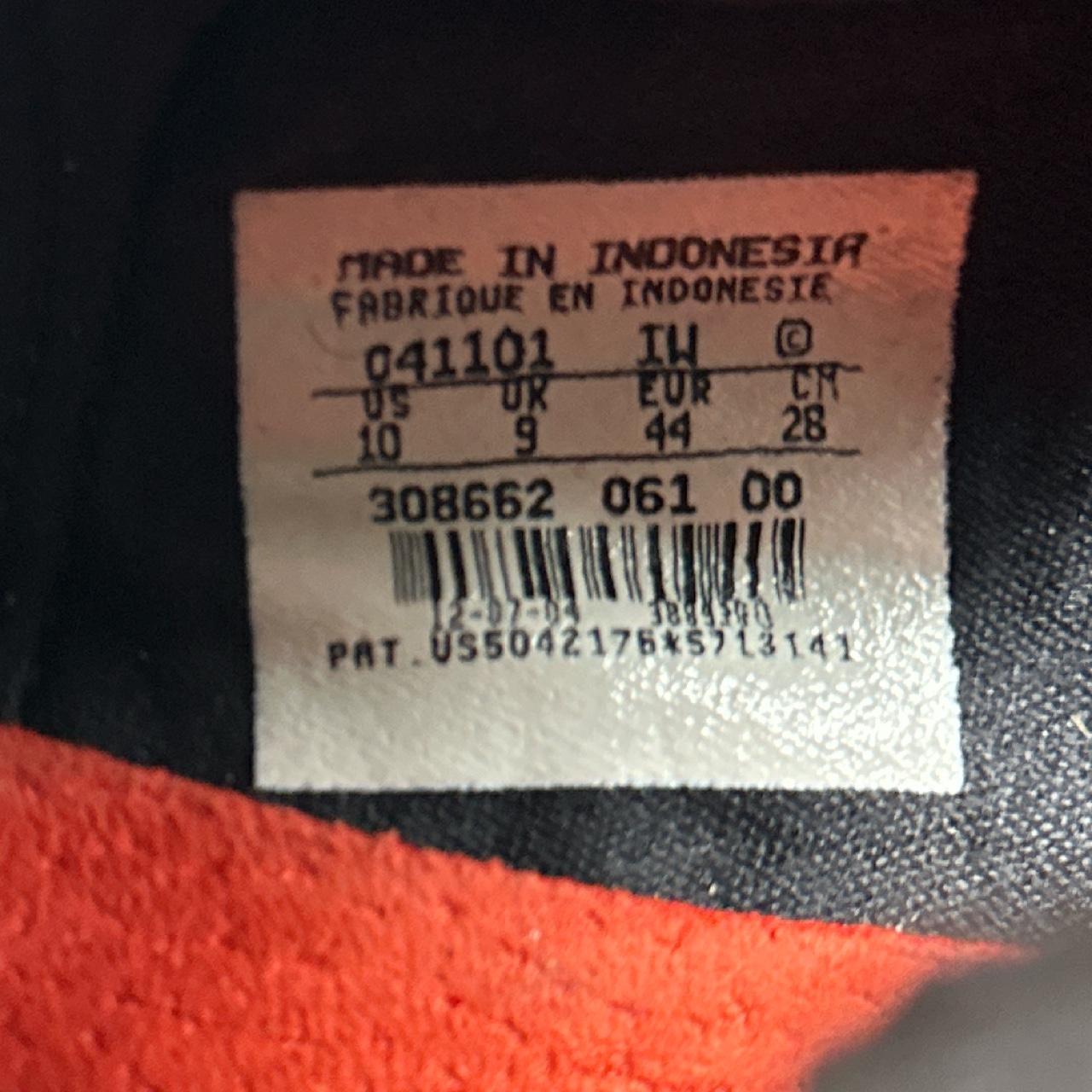 Nike Air Rift Black Red and Grey Tabi Toe Vintage 2004 (UK 9)