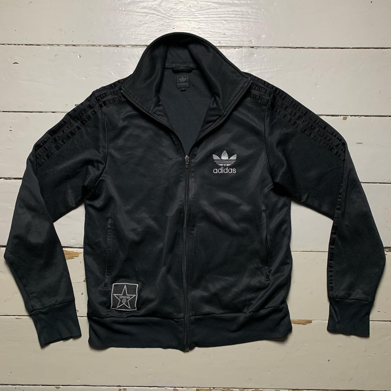 Adidas Originals Black and Silver Track Jacket