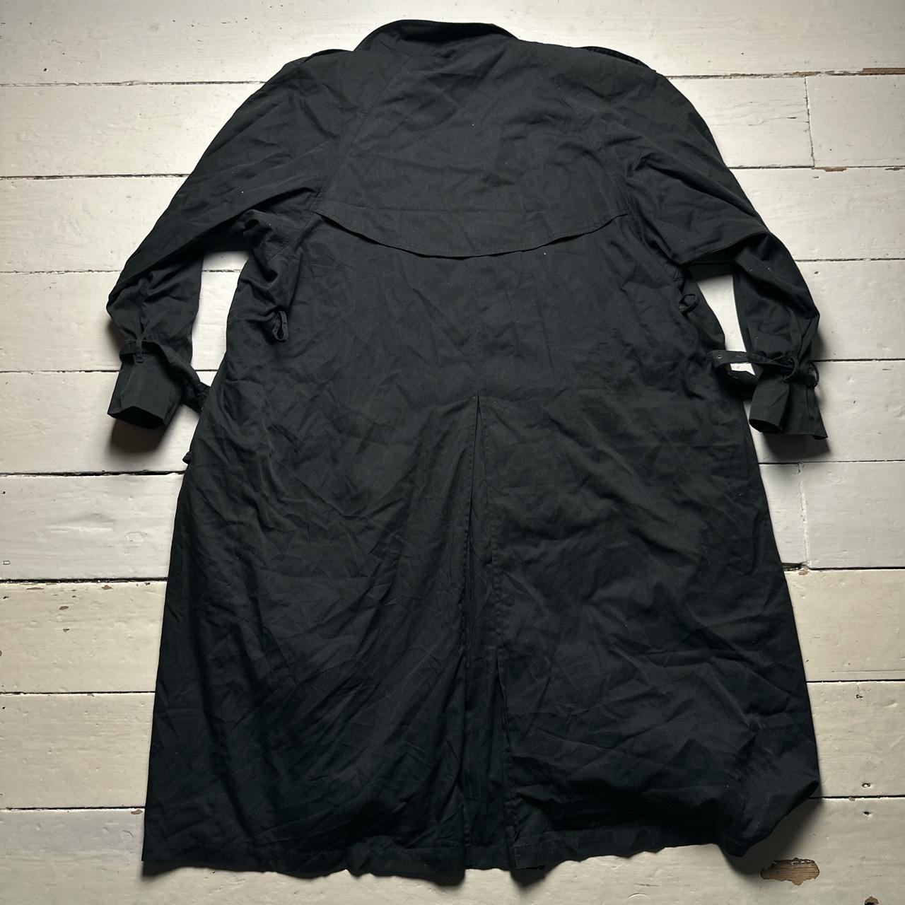YSL Yves Saint Lauren Vintage 90’s Trench Coat Black