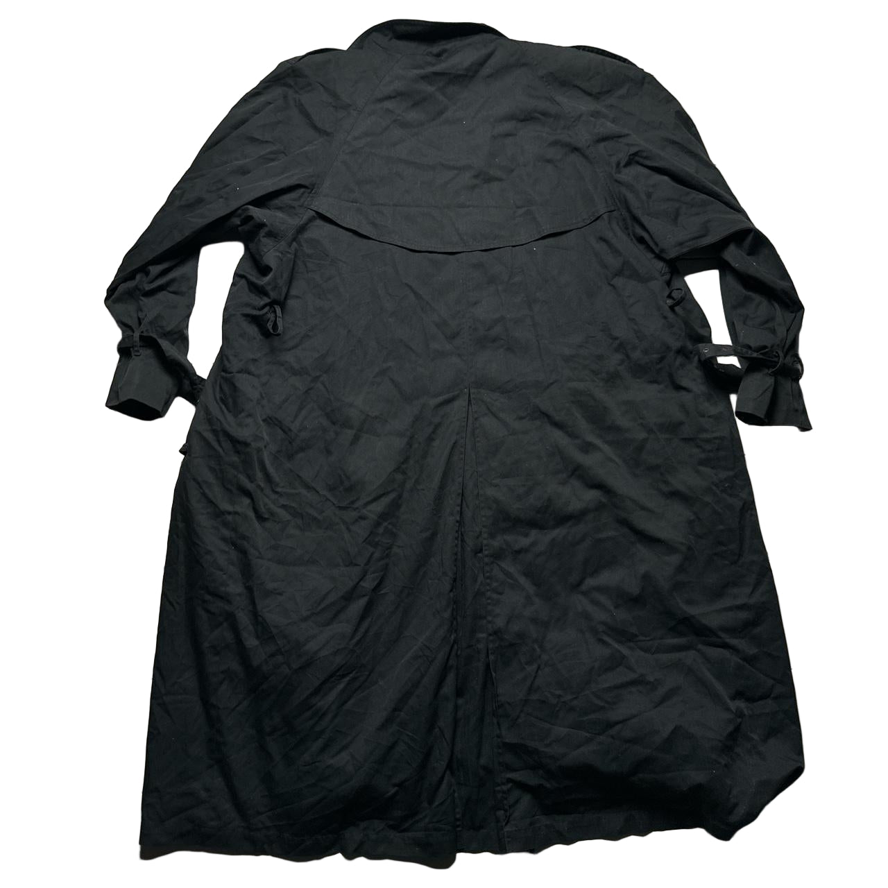 YSL Yves Saint Lauren Vintage 90’s Trench Coat Black (XL)