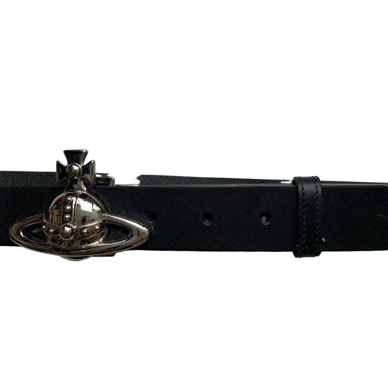 Vivienne Westwood Black and Silver Belt
