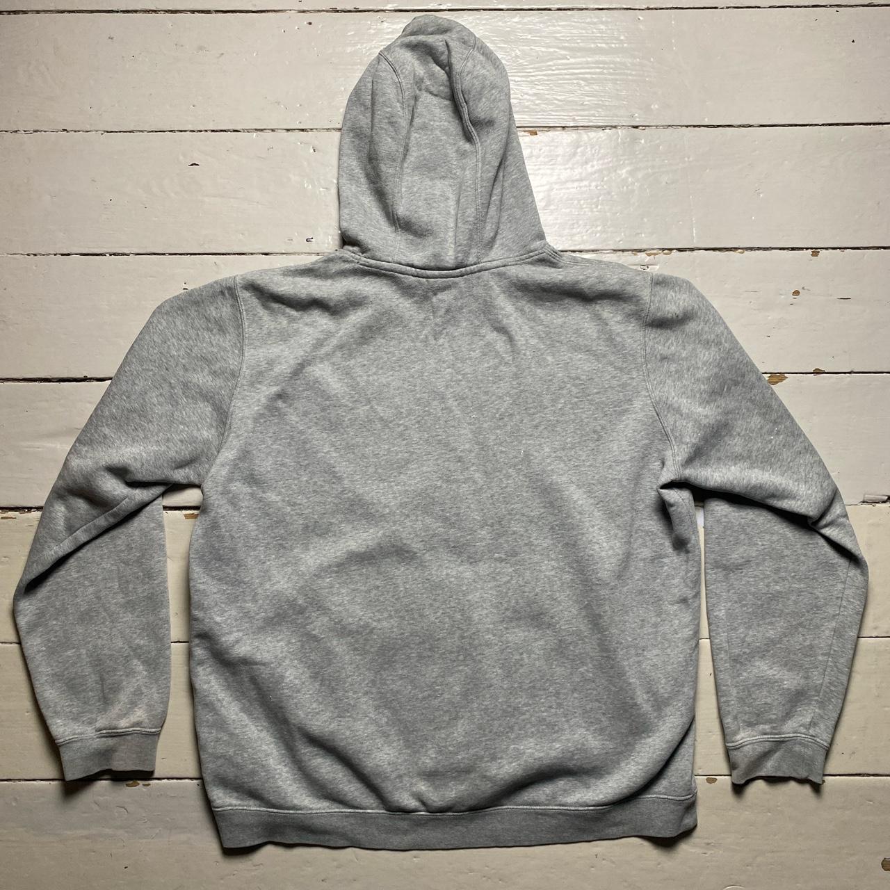 Nike Club Contrast Stitch Grey Blue and Black Hoodie